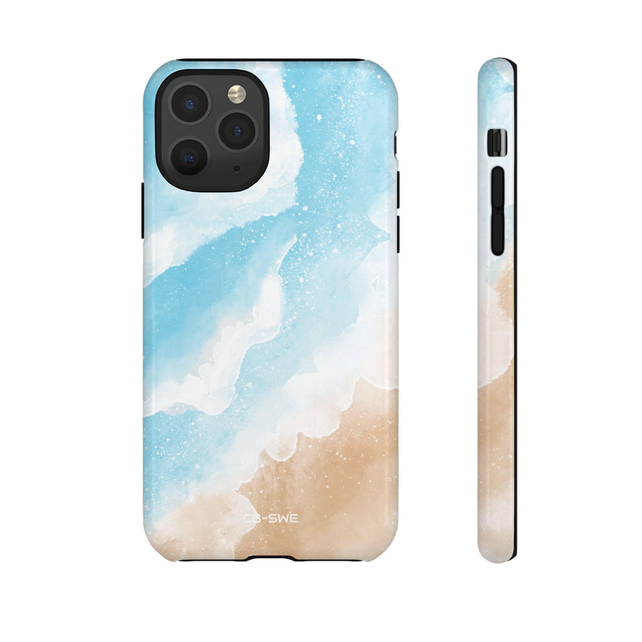 Serene Coastal Whispers - iPhone Case