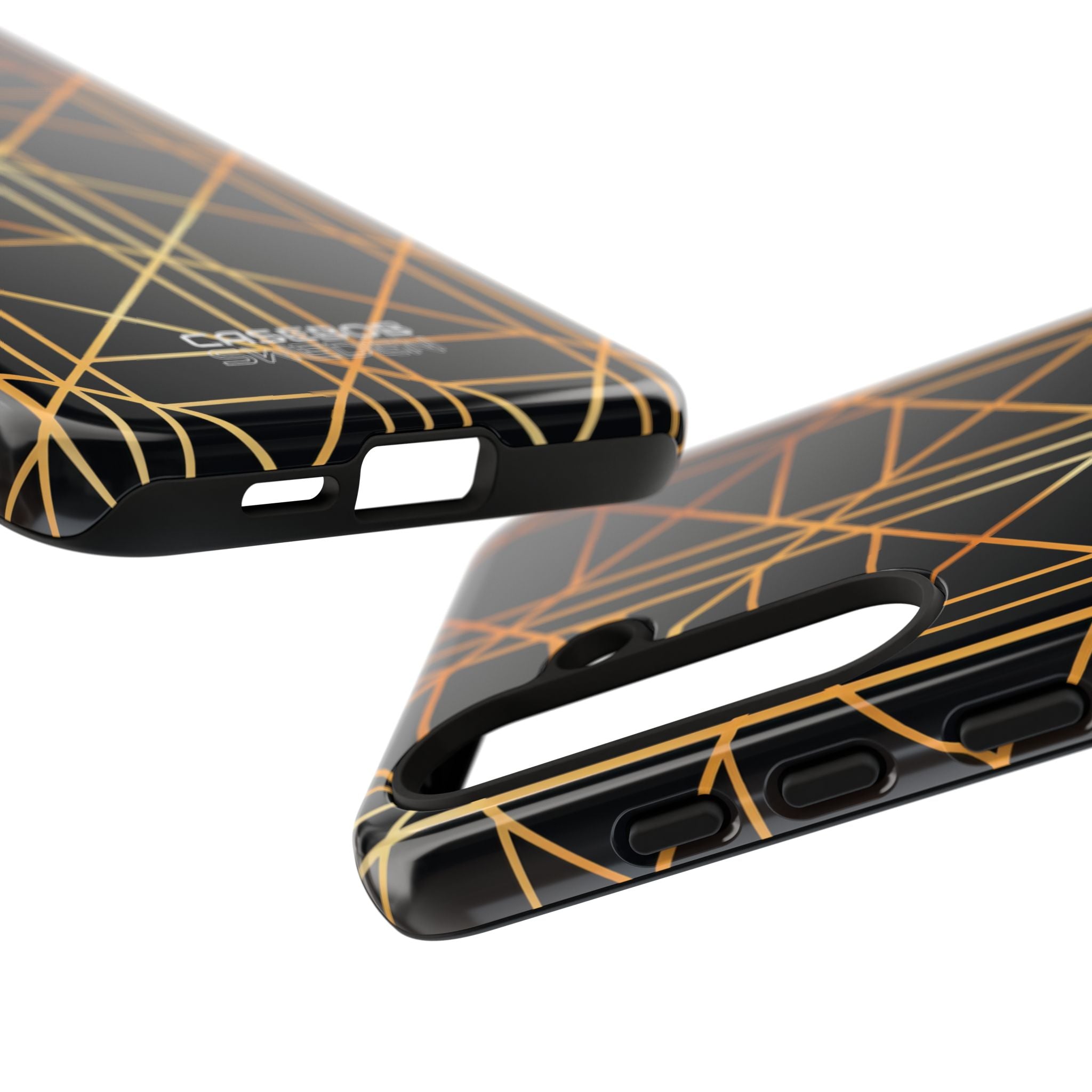 Golden Geometric Elegance Samsung S24 - Tough