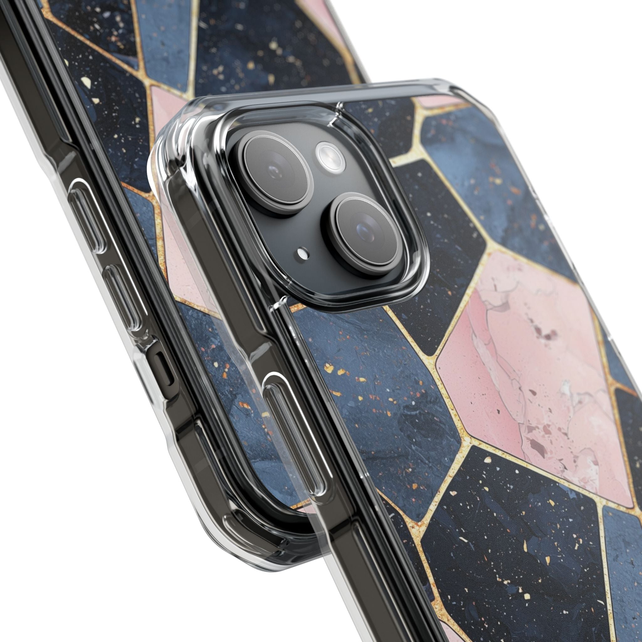 Golden Mosaic iPhone 15 Case - Impact