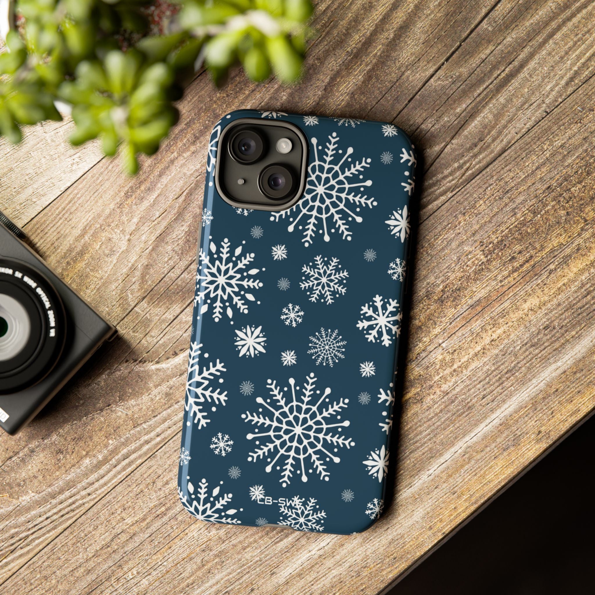 Snowflakes Dance Gracefully - iPhone Case
