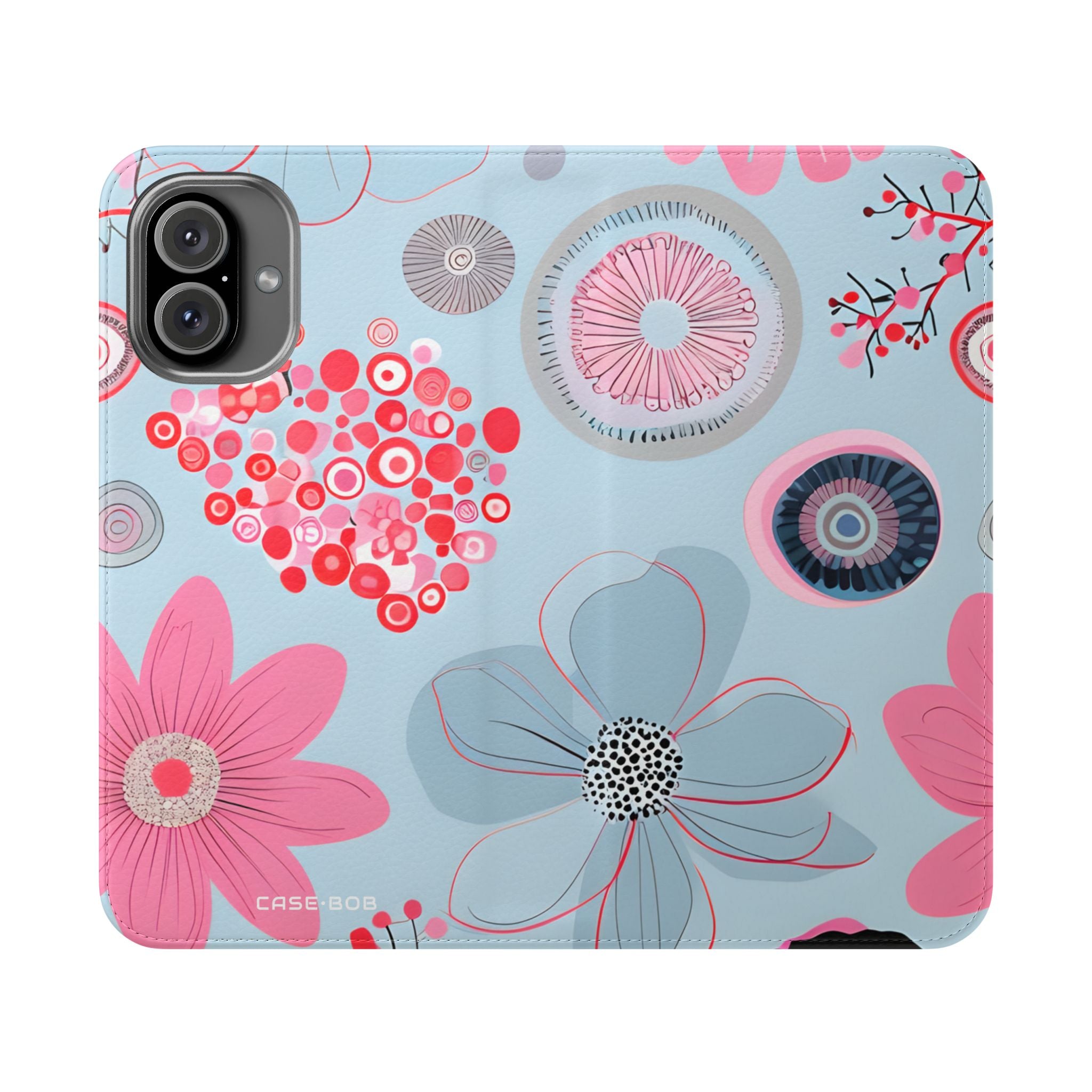 Outlined Bloom Radiance - iPhone 16 Plus Case - Wallet