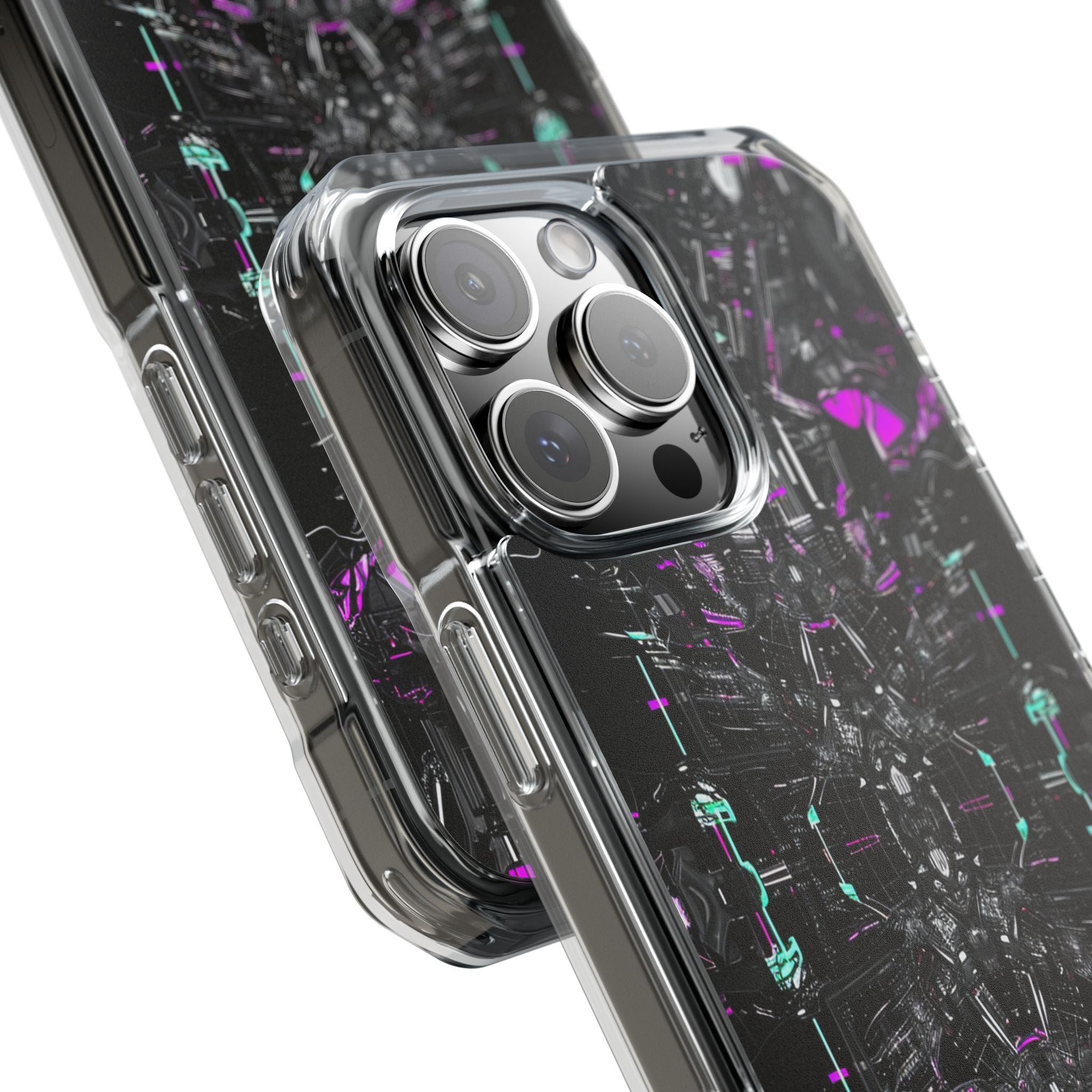 Cybernetic Neon Nexus iPhone 16 - Impact Clear+