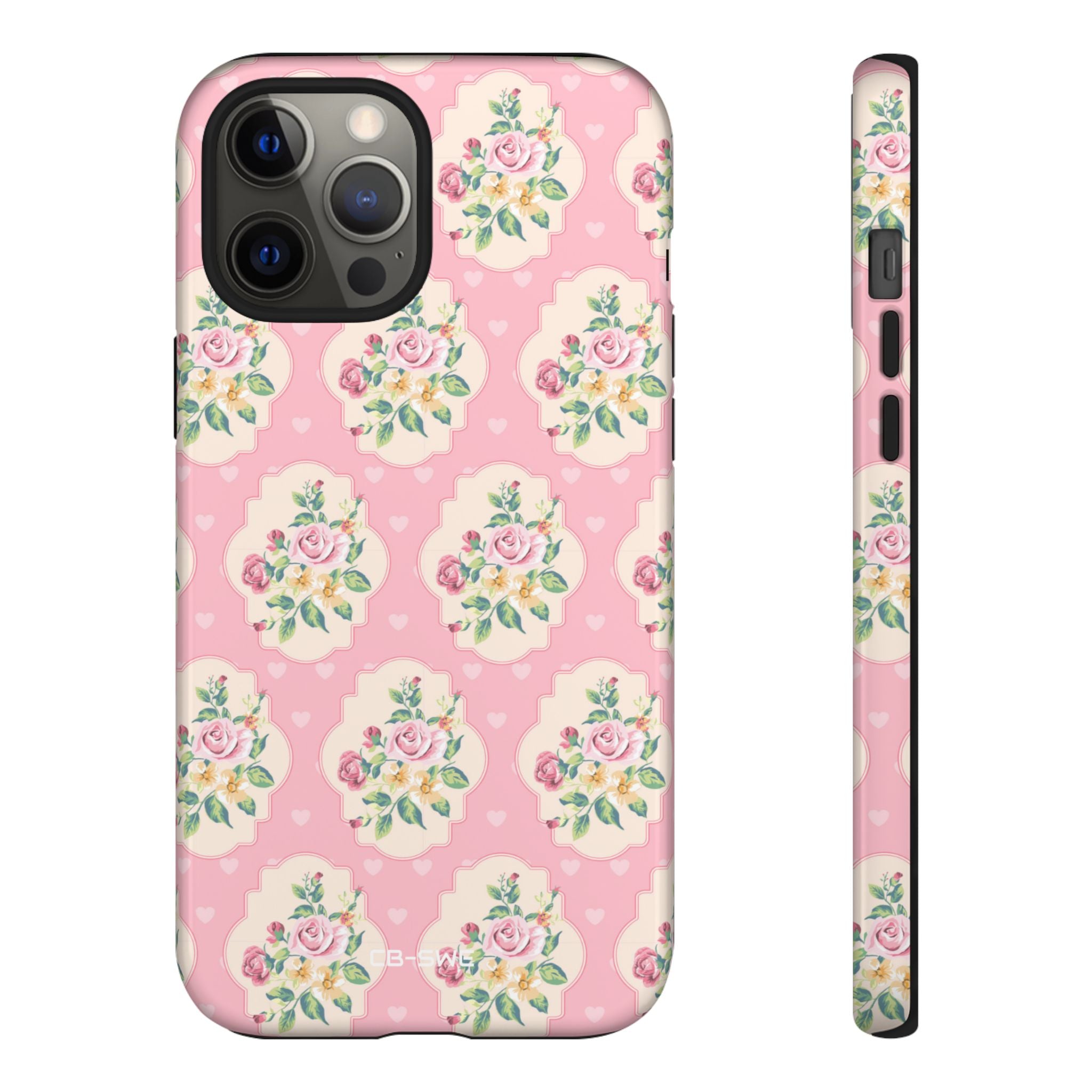 Vintage Floral Romance - iPhone Case