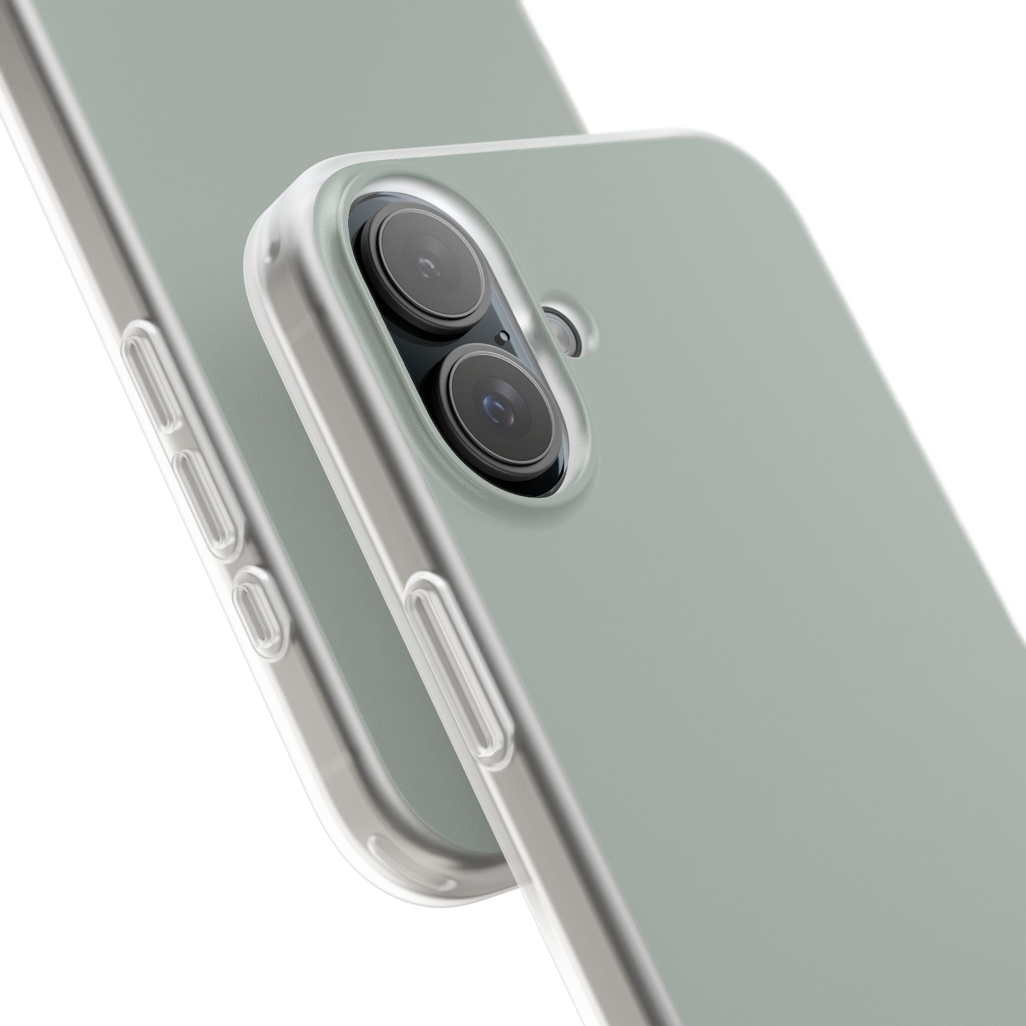 Aschgraue iPhone-Hülle – Flexi