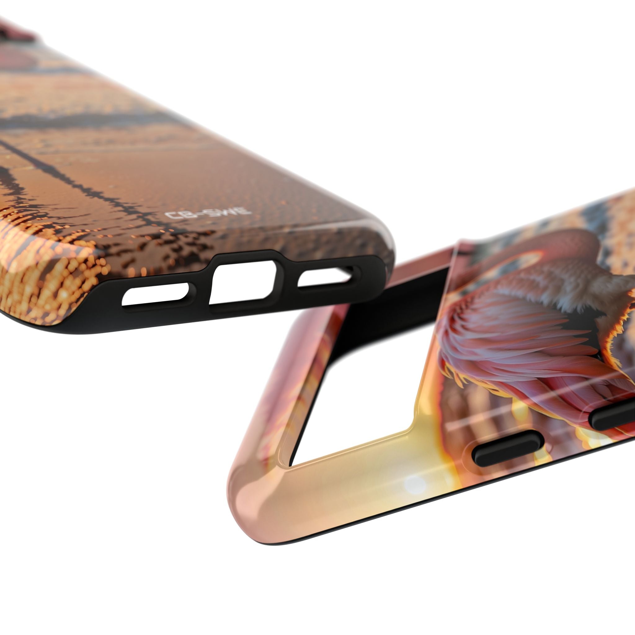 Sunset Flamingo Stand - Google Pixel Case