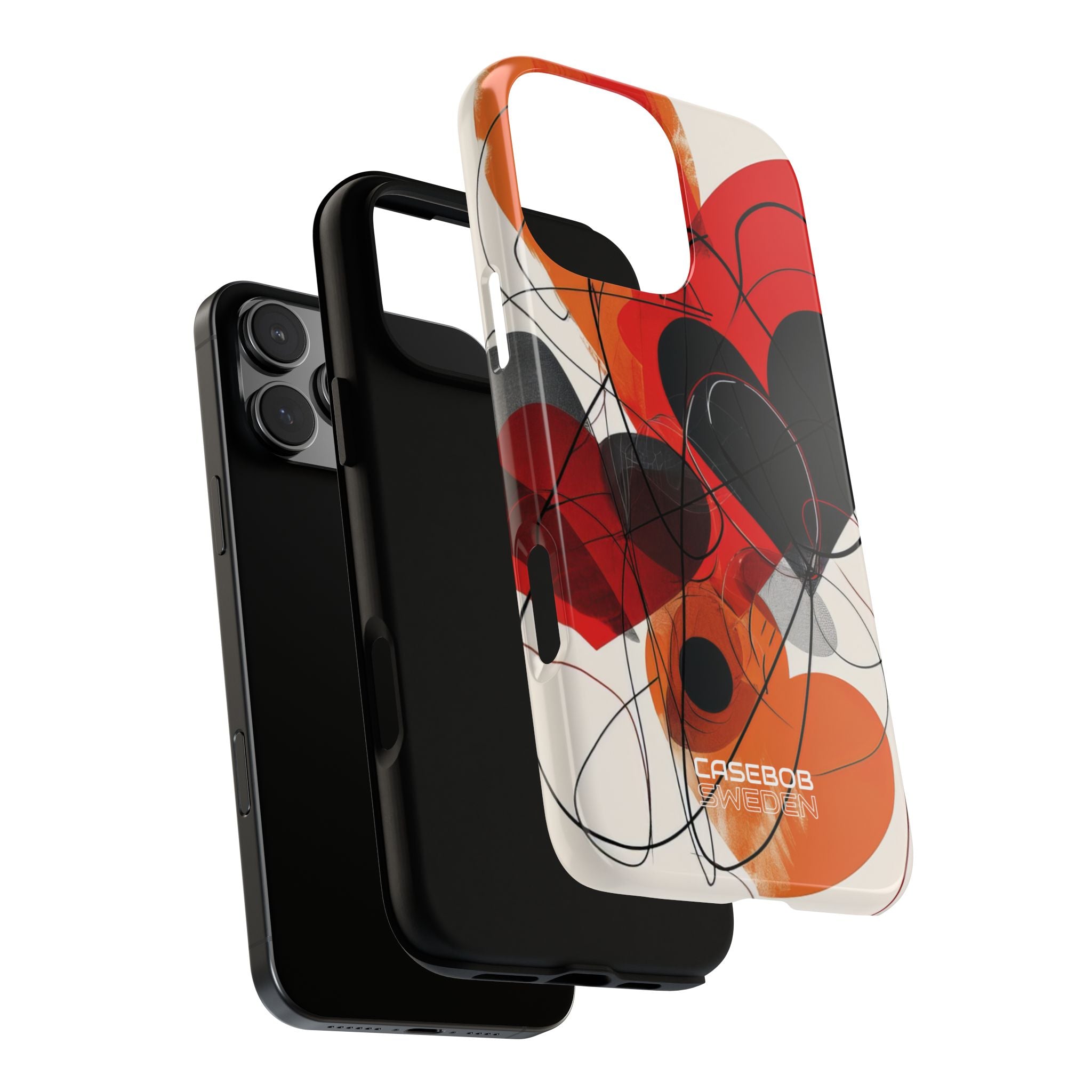 Crimson Motion Flow iPhone 16 - Tough
