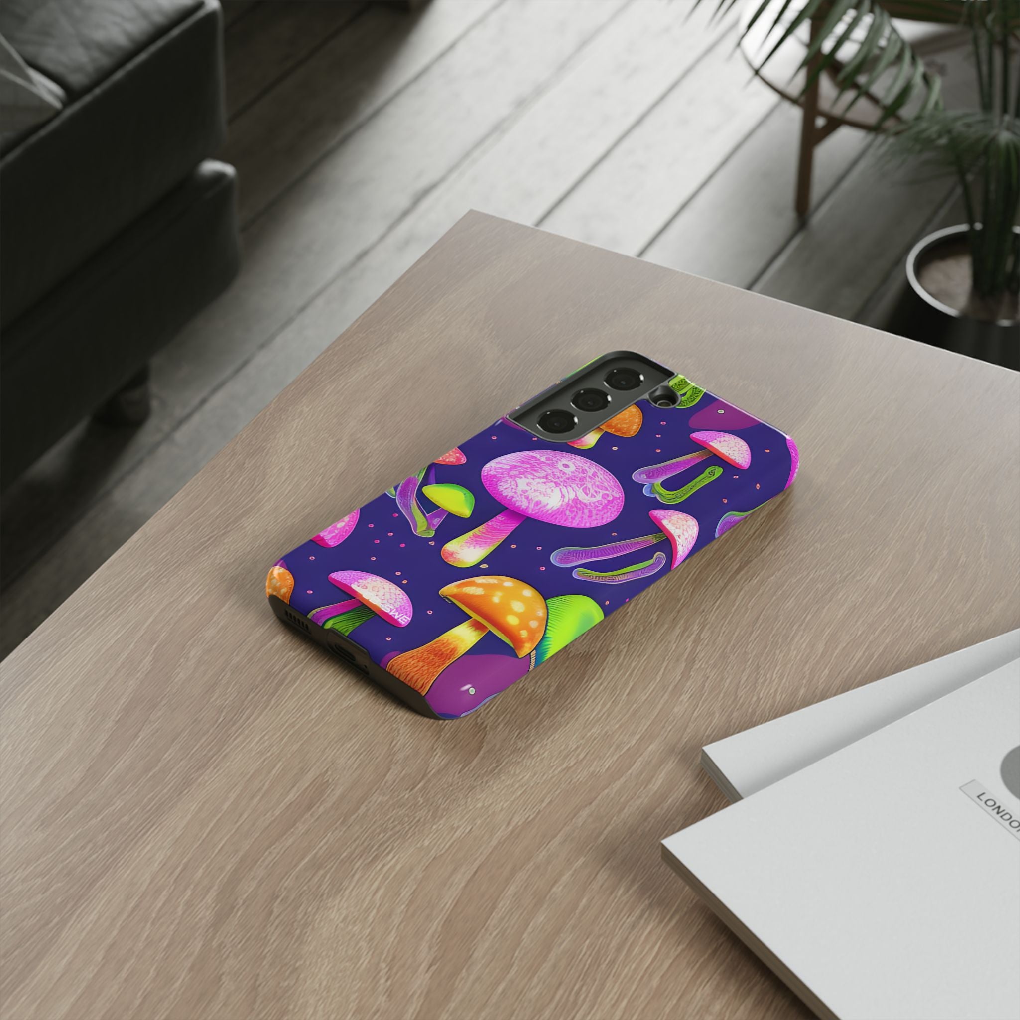 Neon Mushroom Dreams - Samsung Case