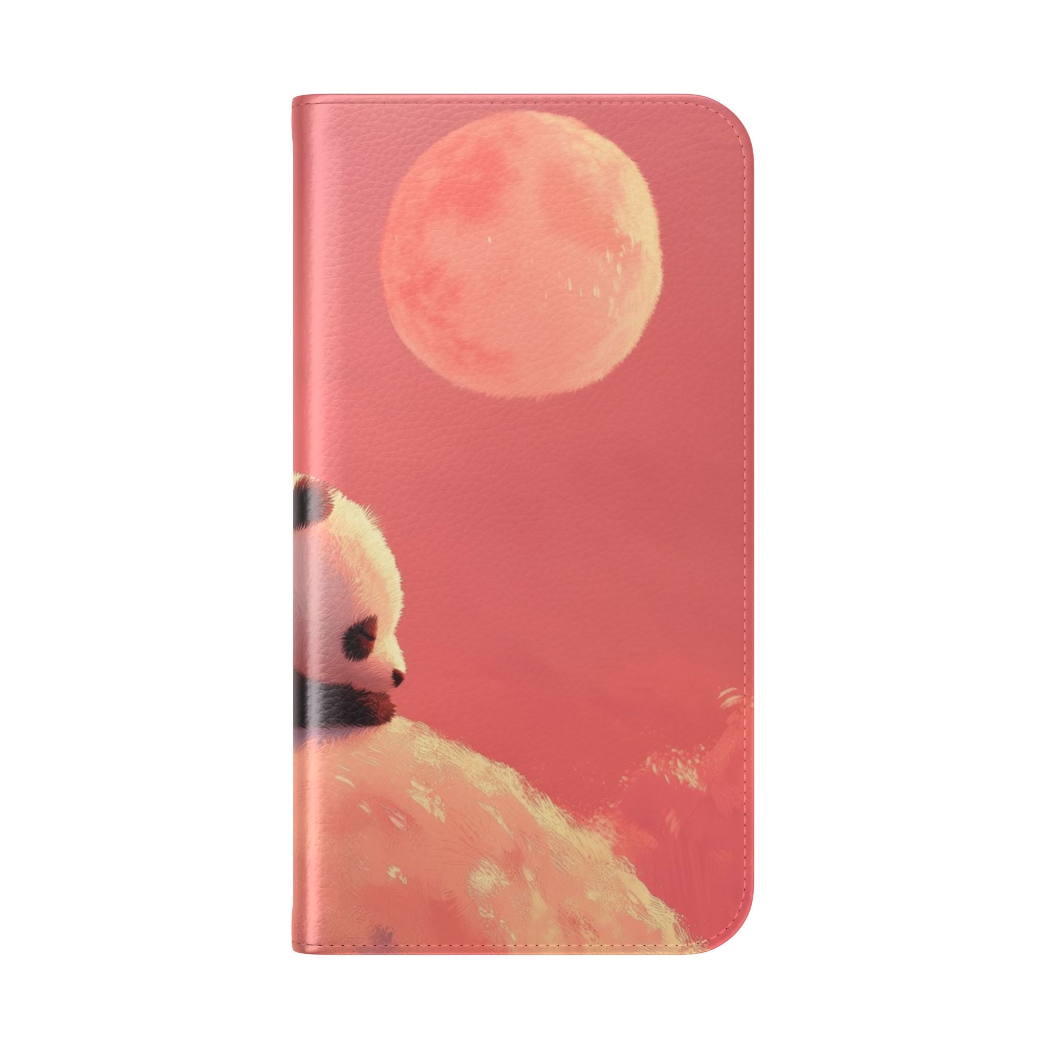 Panda Moonlight - iPhone 15 Plus Case - Wallet