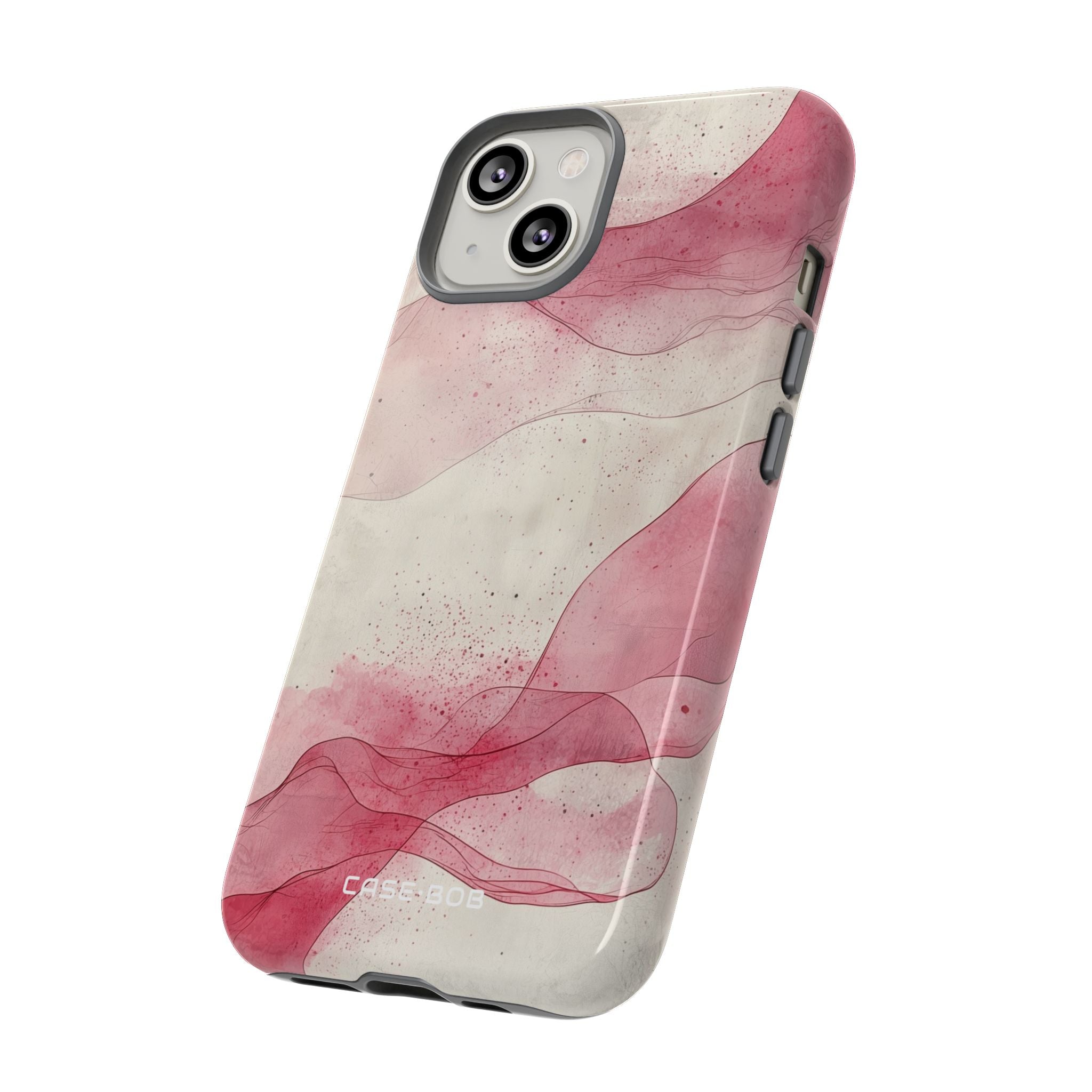 Crimson Waves iPhone 14 Case - Tough