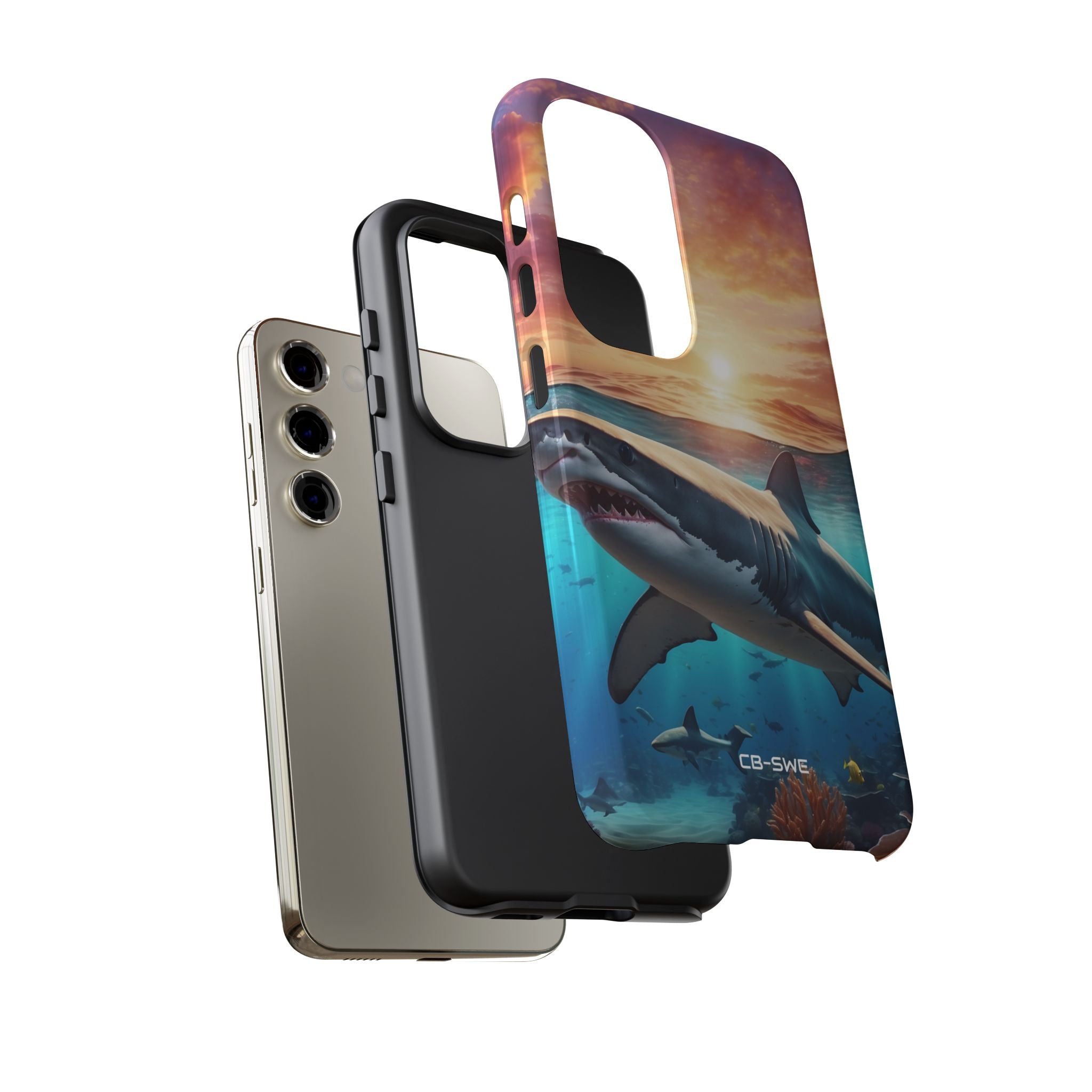 Shark Swims Through - Samsung Case