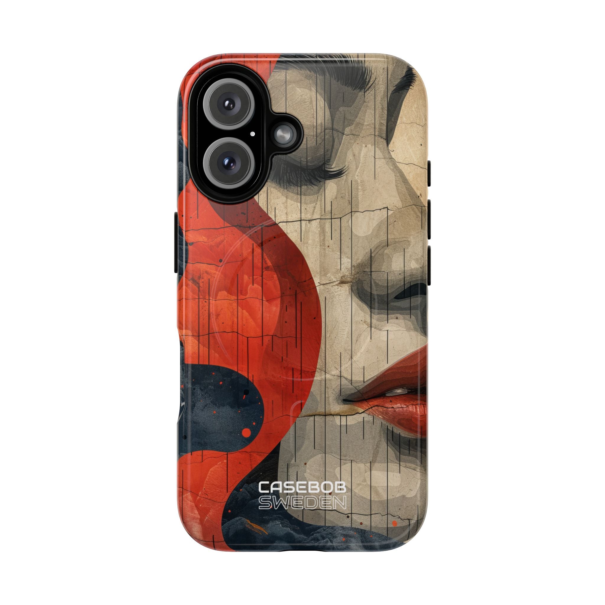 Crimson Flow Profile iPhone 16 - Tough+