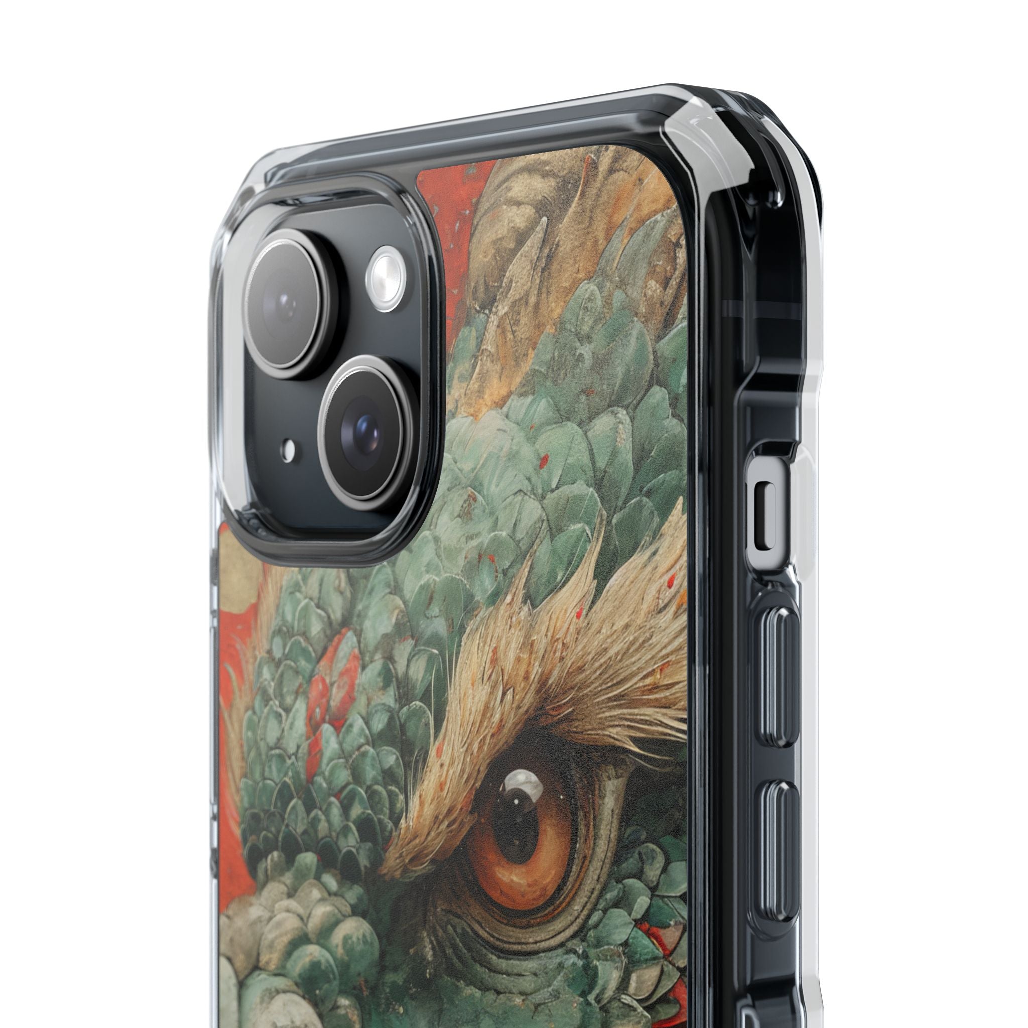 Emerald Dragonflare iPhone 15 Case - Impact
