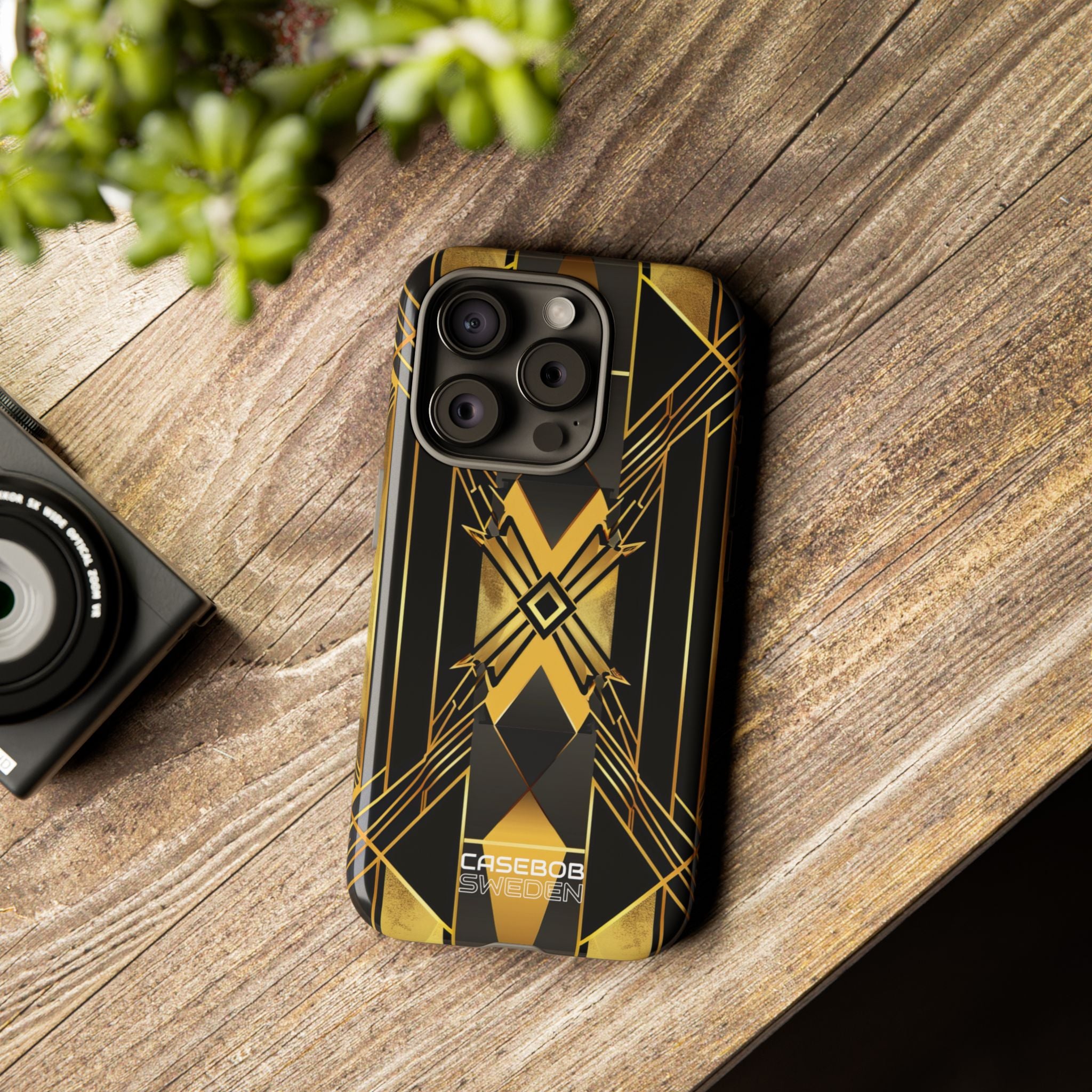 Golden Deco Symphony iPhone 15 - Tough