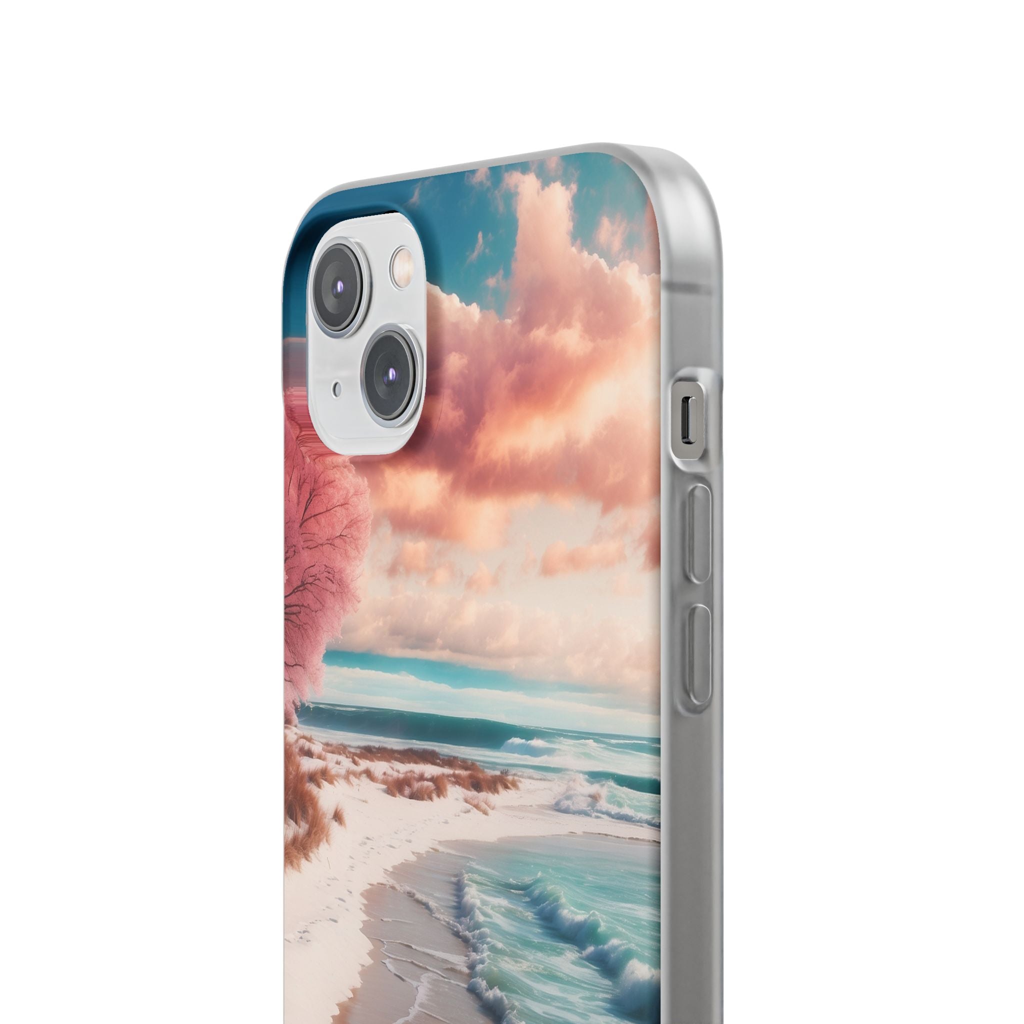 Pink Tree Breeze iPhone 14 Plus Case - Soft