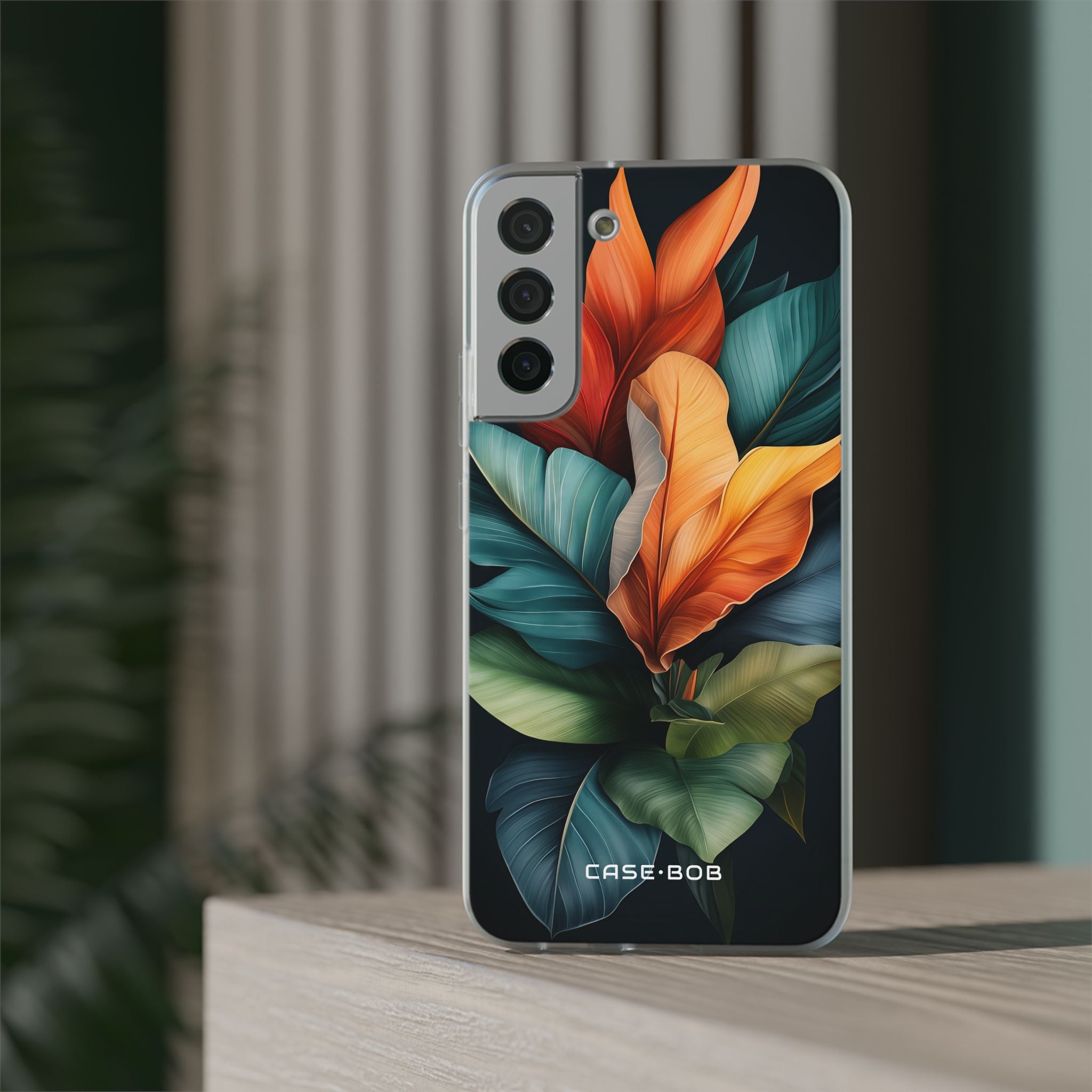 Tropical Leafburst Samsung S22 Plus Case - Soft