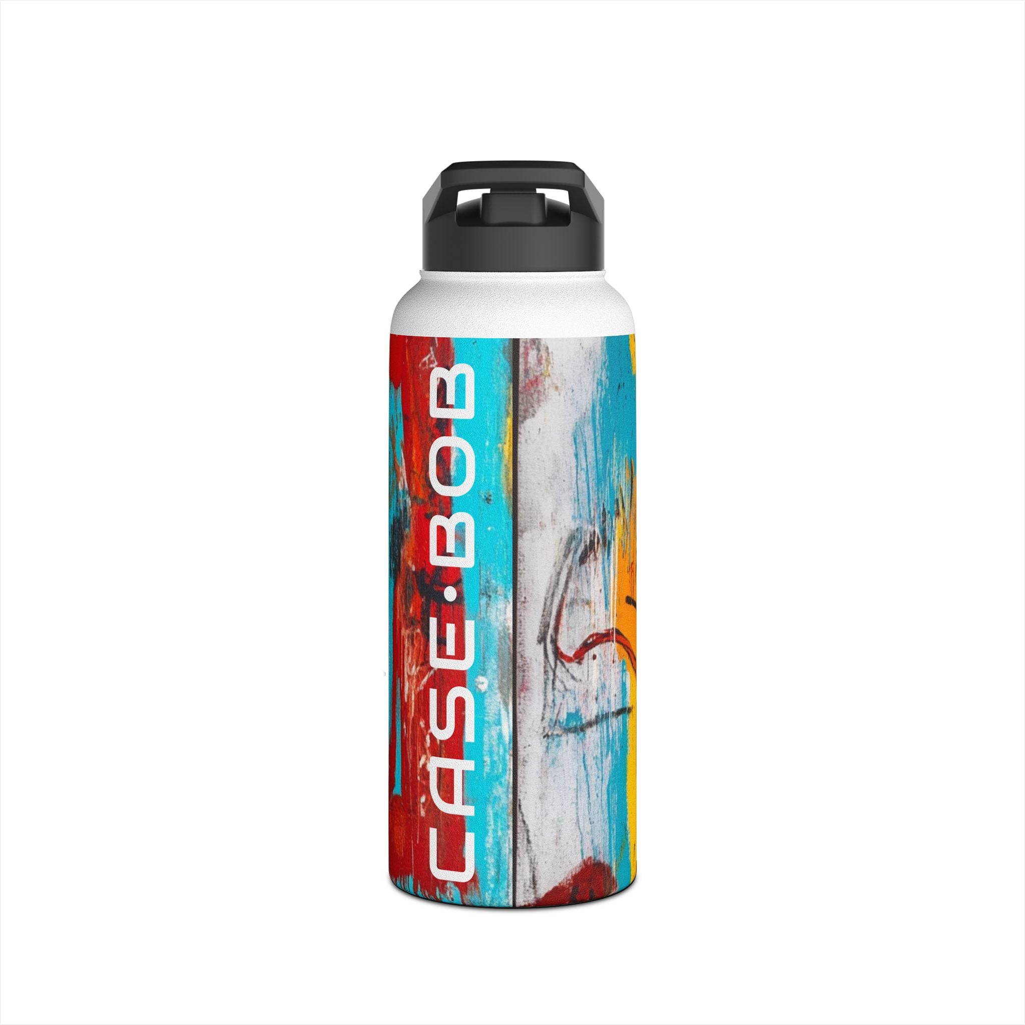 Neon Skull Chaos - Stainless Steel Water Bottle