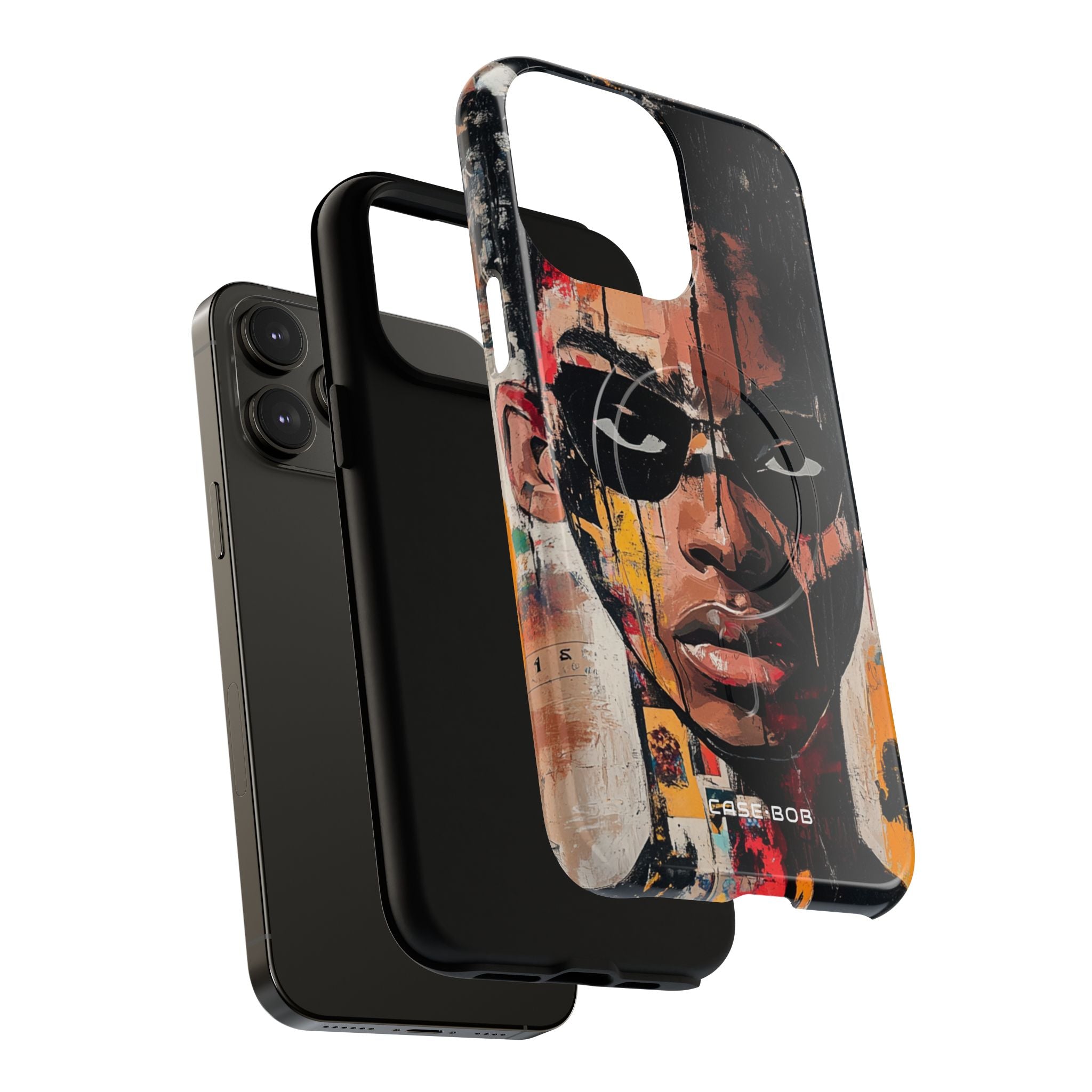 Masked Portrait Drips iPhone 14 Pro Max Case - Tough+