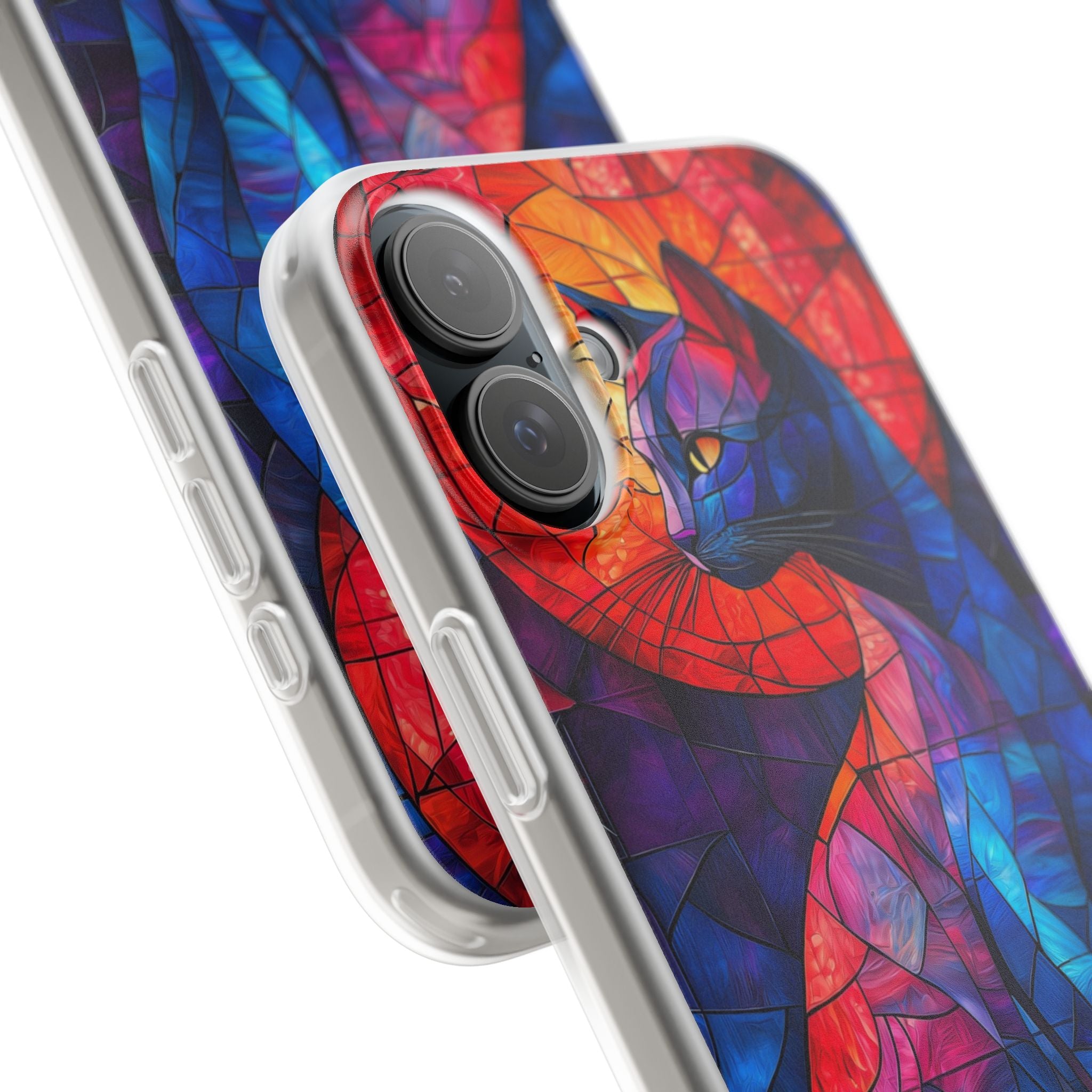 Celestial Cat iPhone 16 Plus Case - Soft