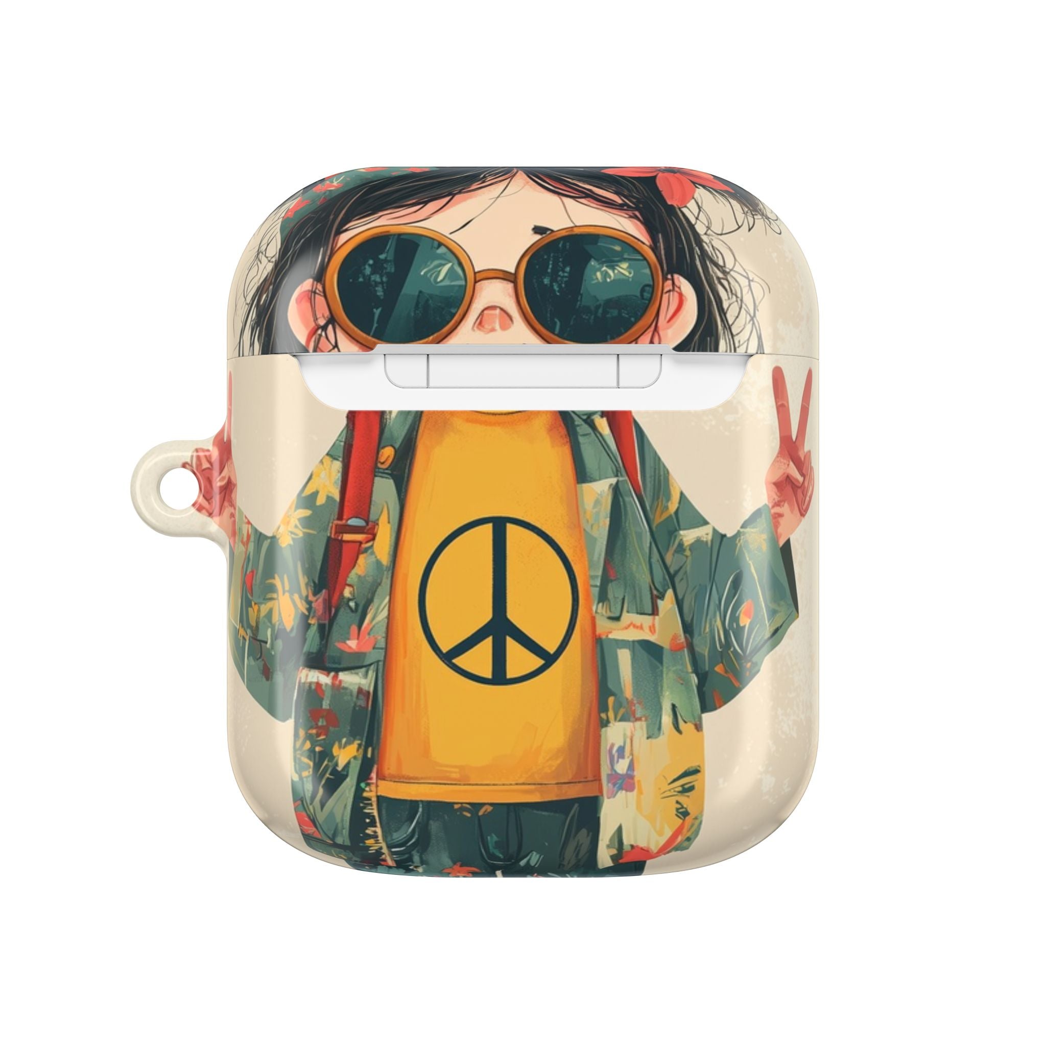 Peace Pigtails - AirPods Case