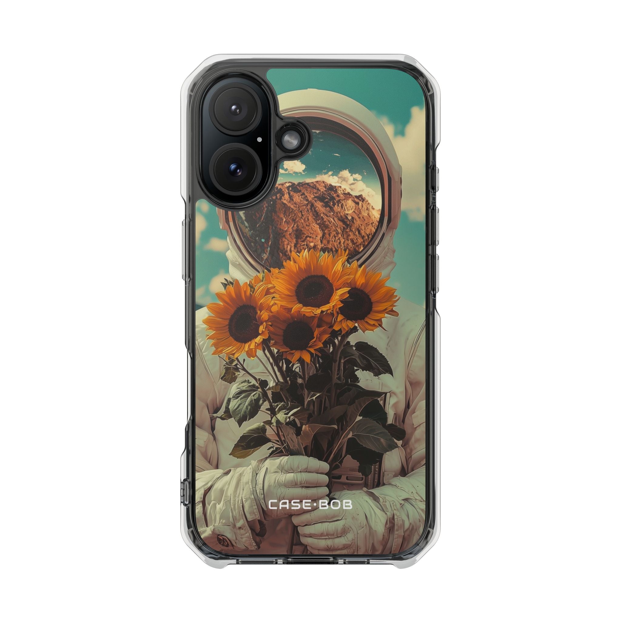 Sunflower Astronaut iPhone 16 Case - Impact