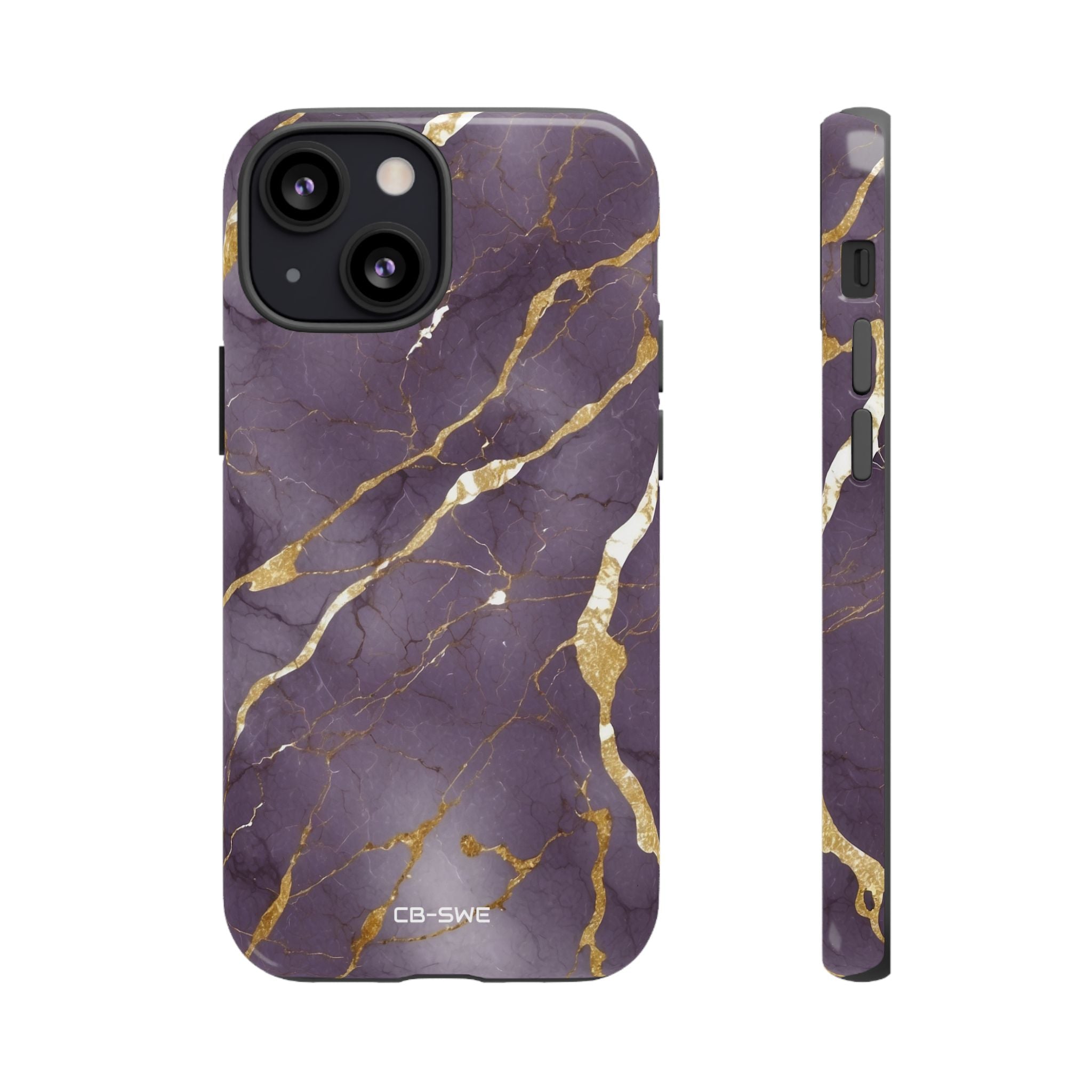 Golden Veins Flowing - iPhone Case