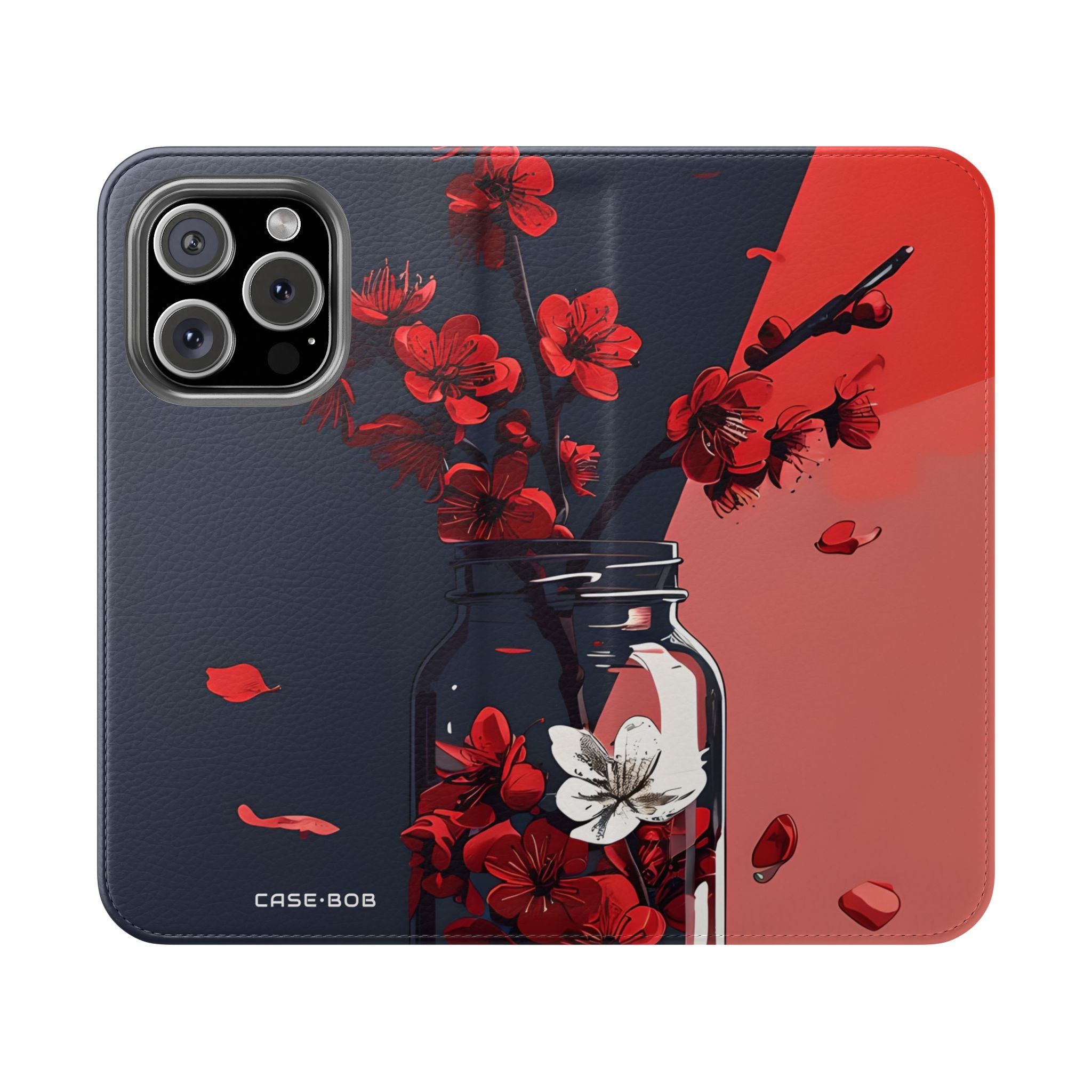 Cherry Blossom Jar - iPhone 16 Pro Case - Wallet