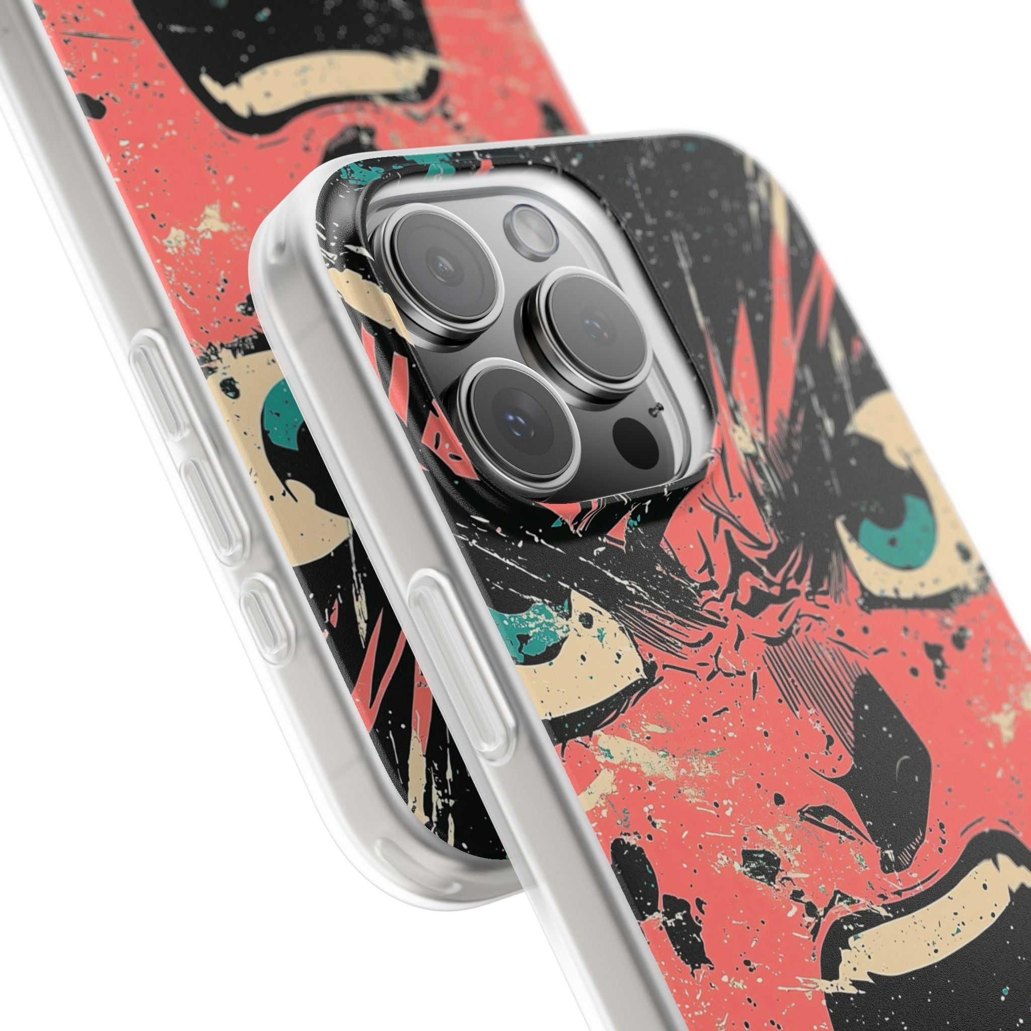 Screaming Face Pink iPhone 16 Pro Max Case - Soft