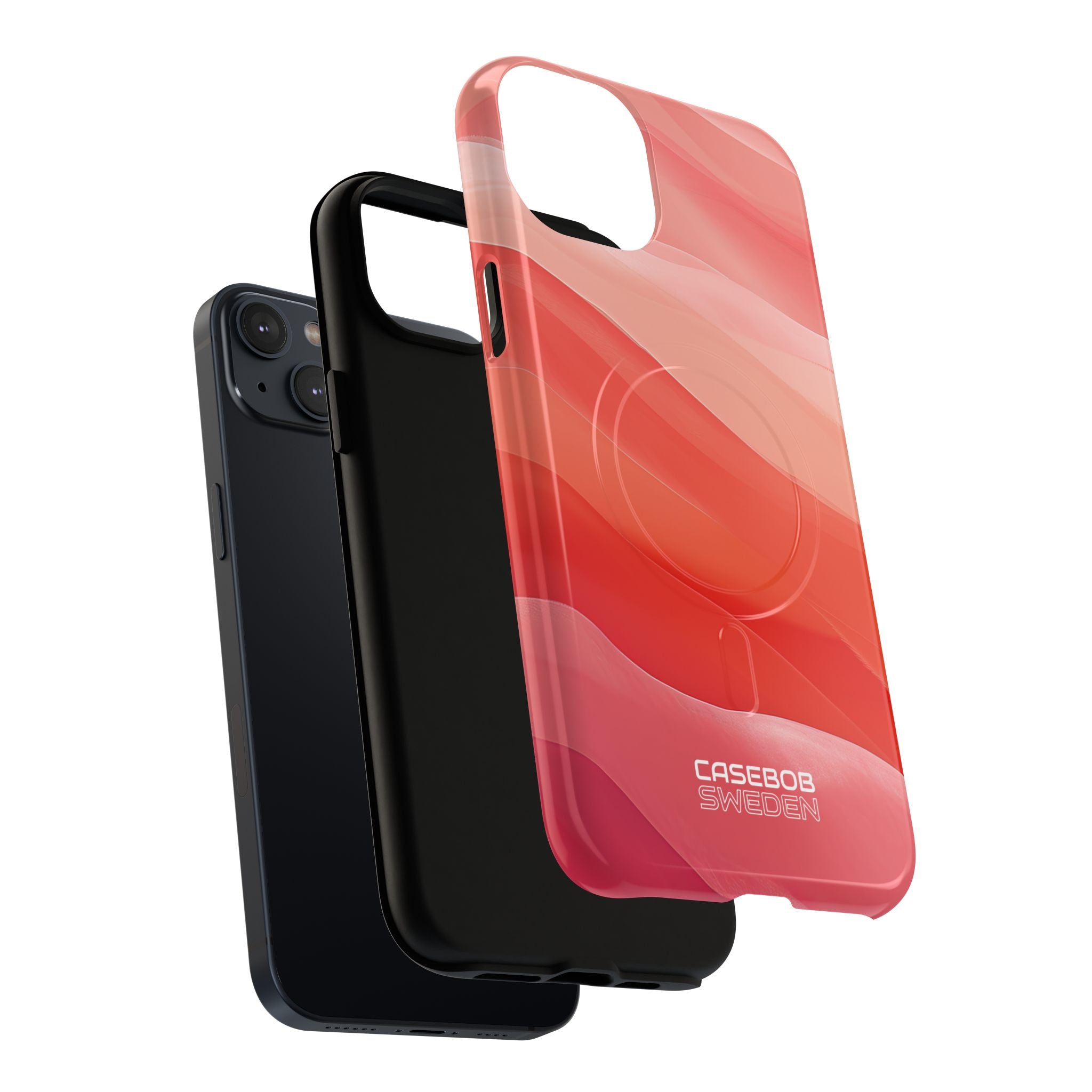 Flowing Coral Waves iPhone 14 - Tough+