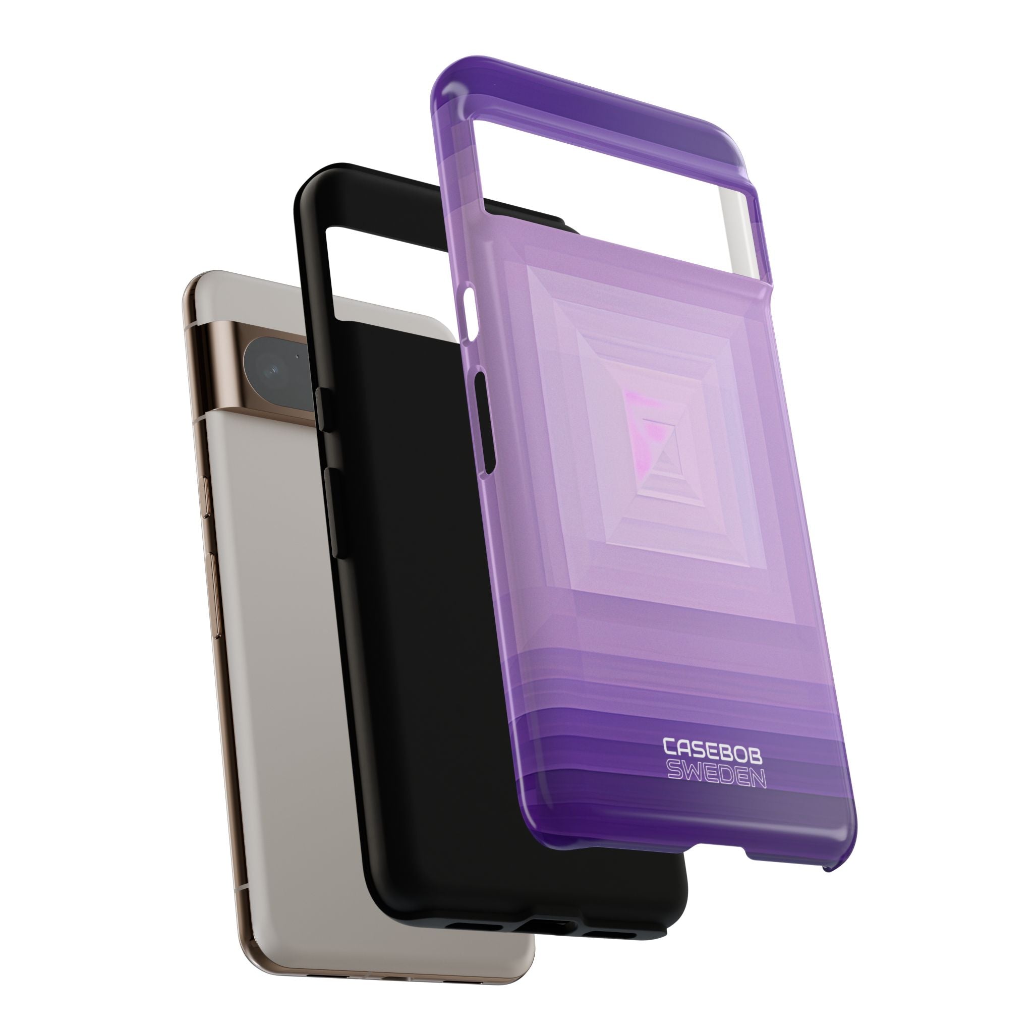 Vortice Geometrico Viola Google Pixel 8 - Tough