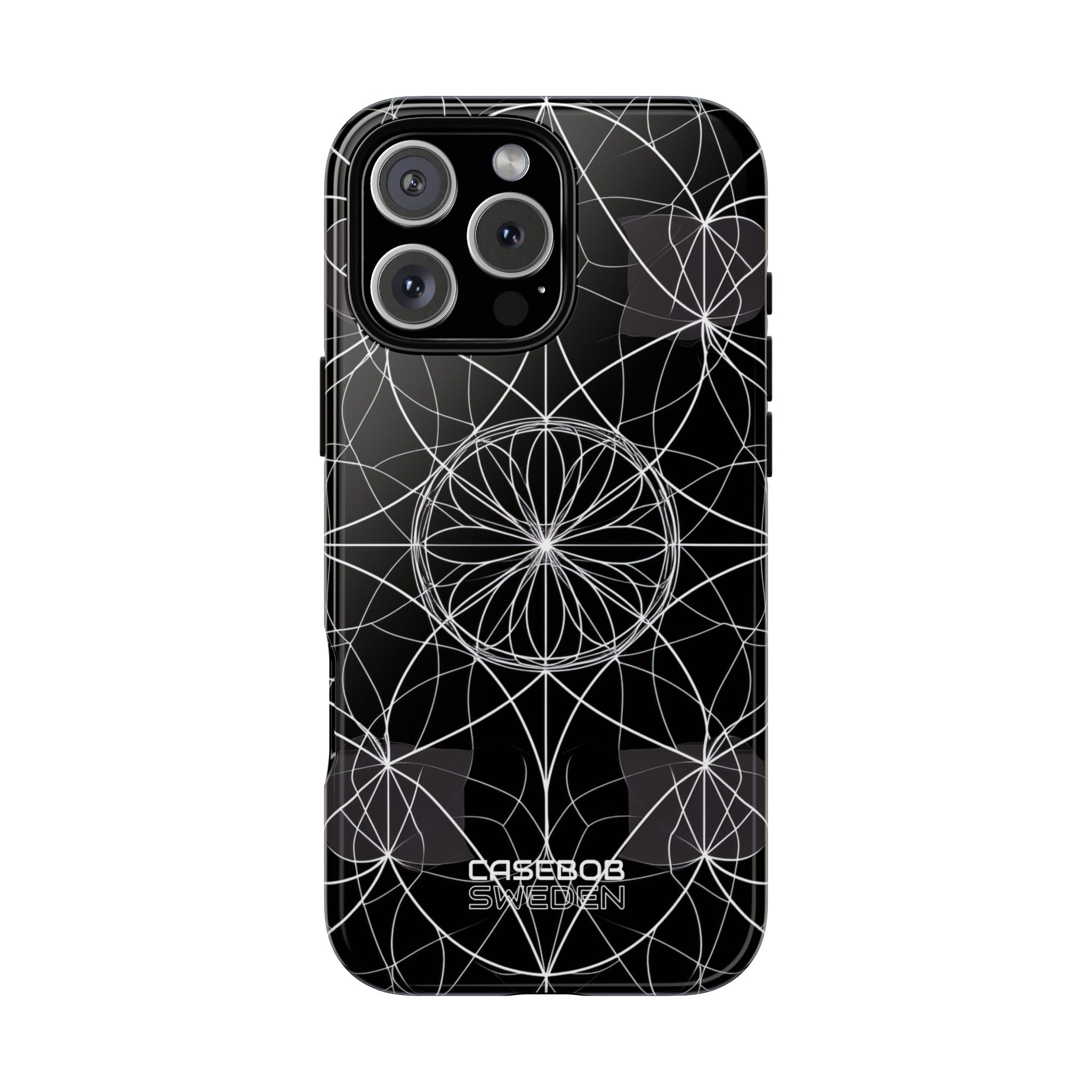 Symmetric Line Bloom iPhone 16 - Tough