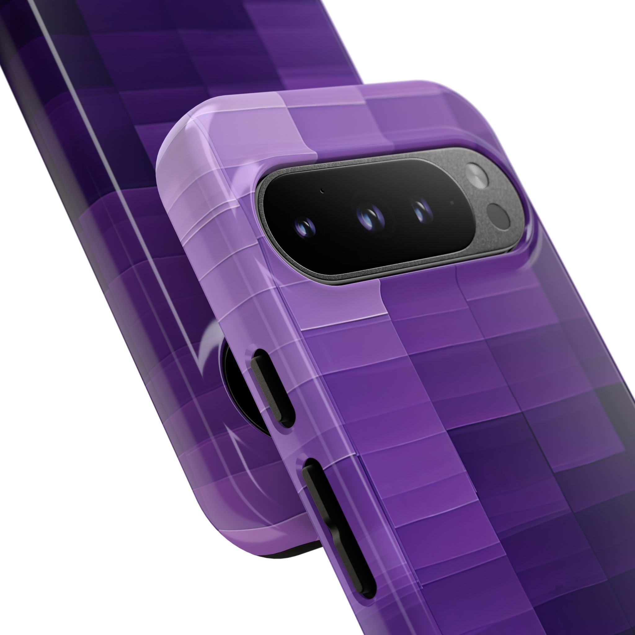 Purple Horizon Grid Google Pixel 9 - Tough