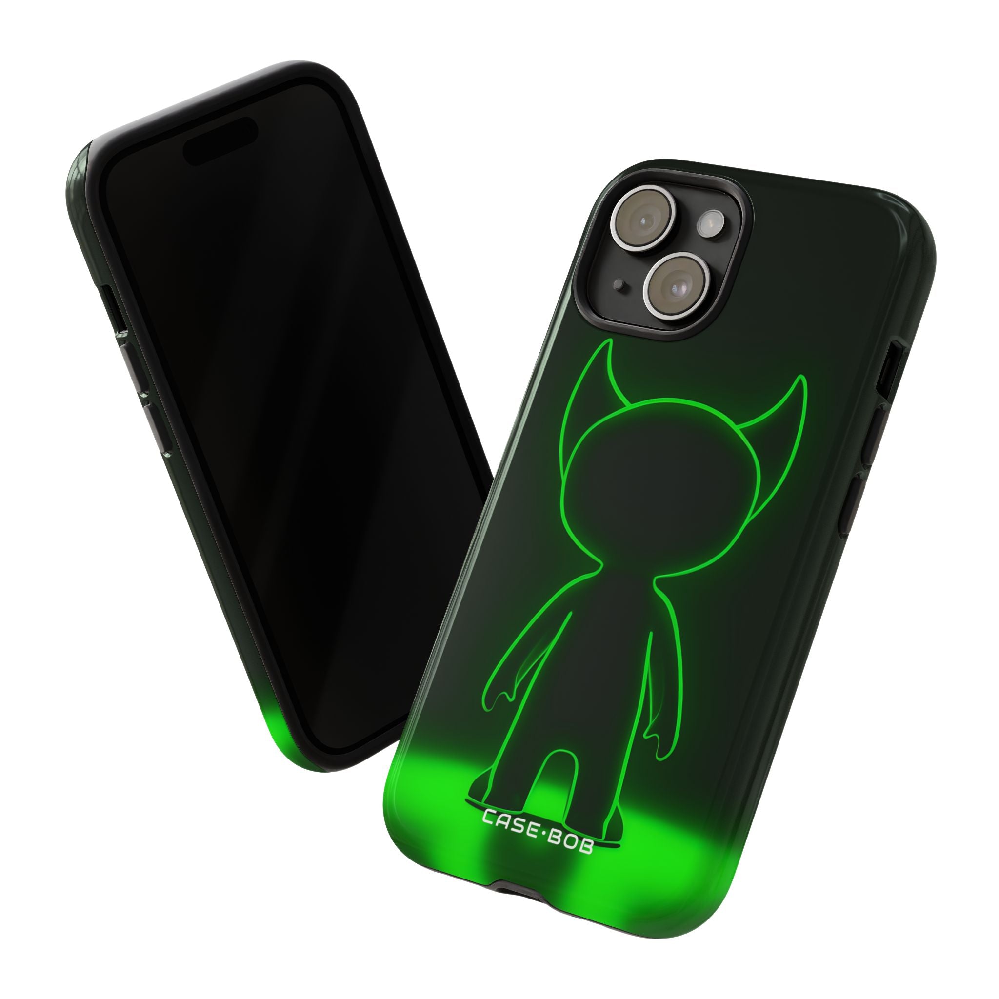 Neon Horned Glow iPhone 15 Case - Tough