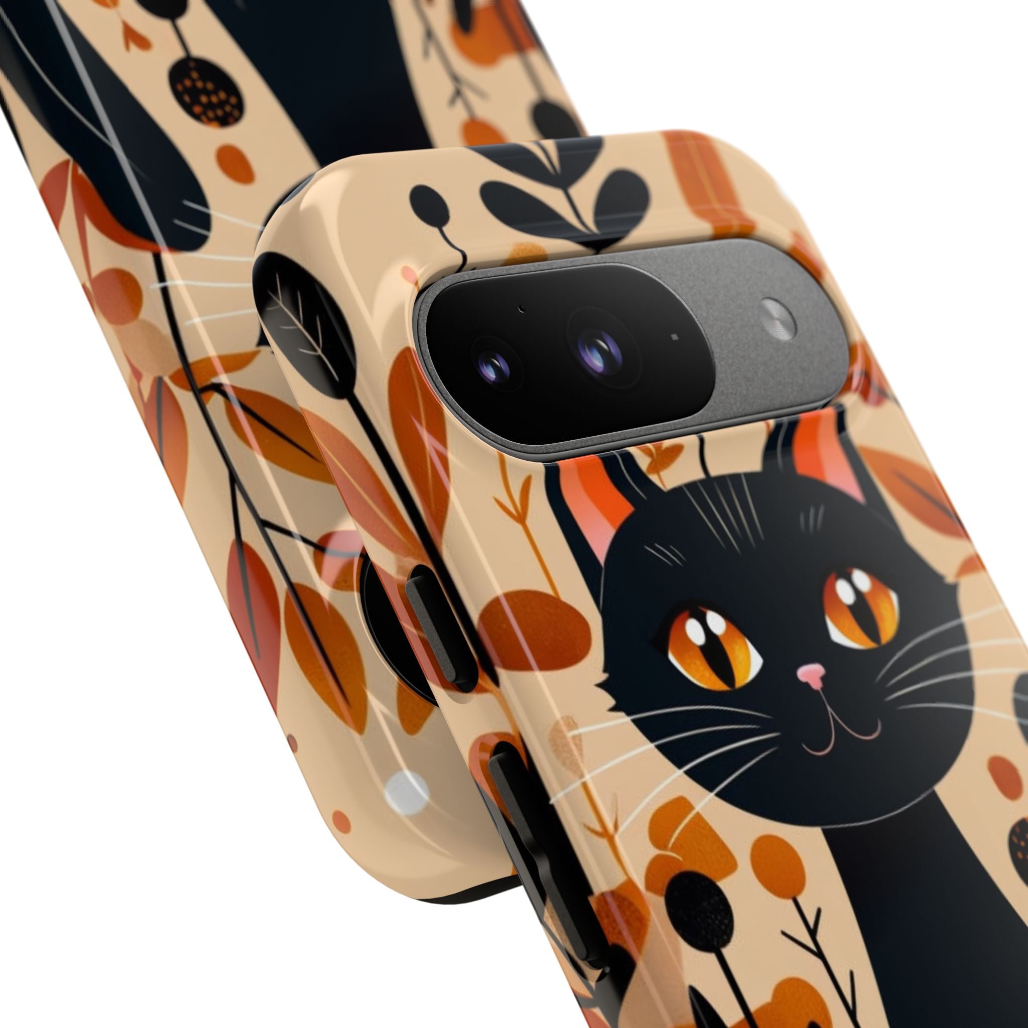 Autumnal Cat Whimsy - Google Pixel Case