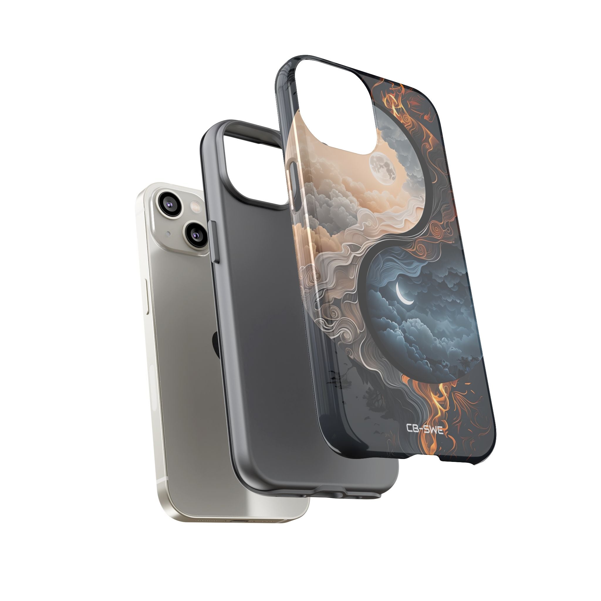 Moonlit Elemental Harmony - iPhone Case