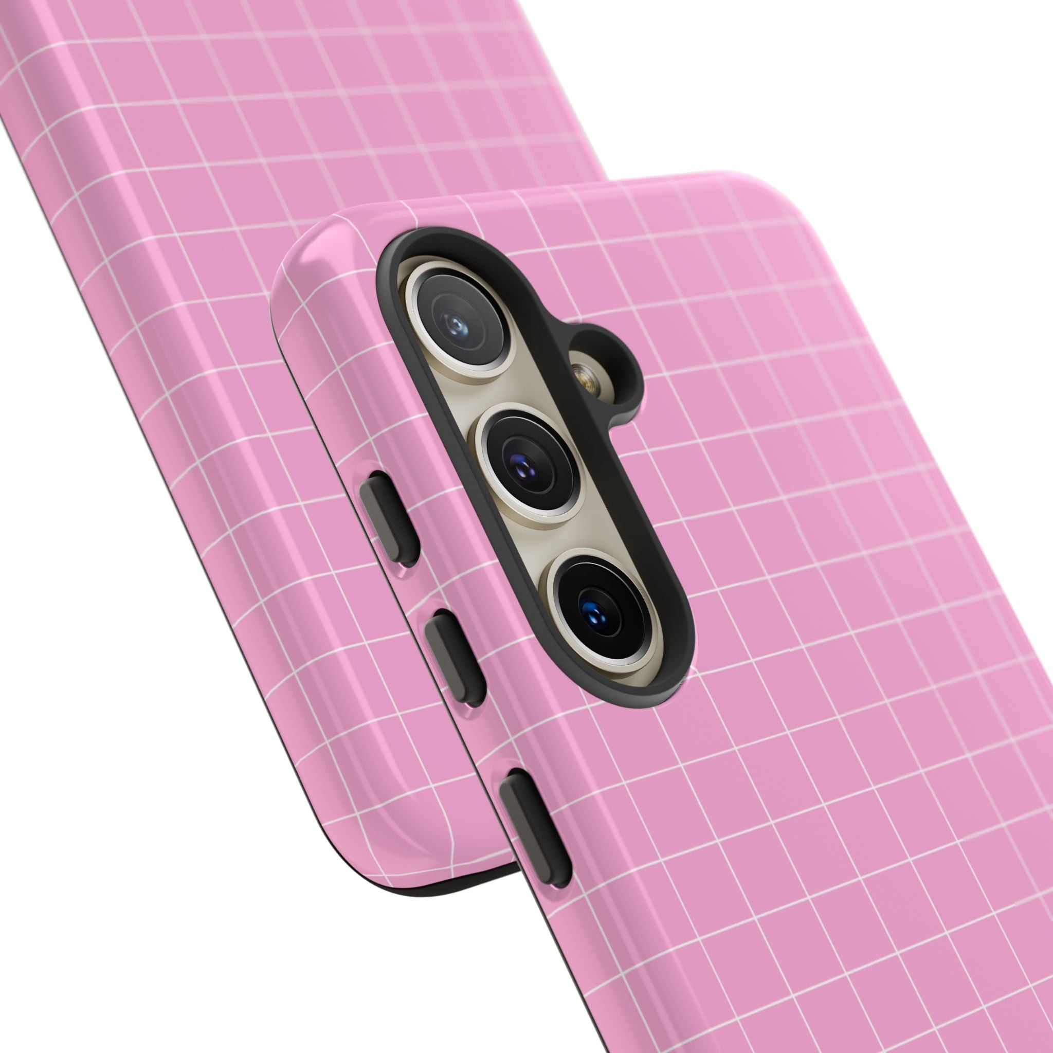 Pink Squares Align - Samsung Case