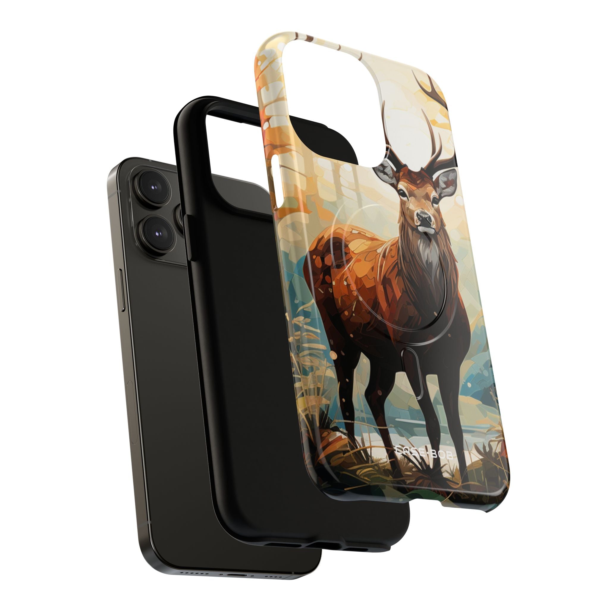 Glowing Stag iPhone 14 Pro Max Case - Tough+