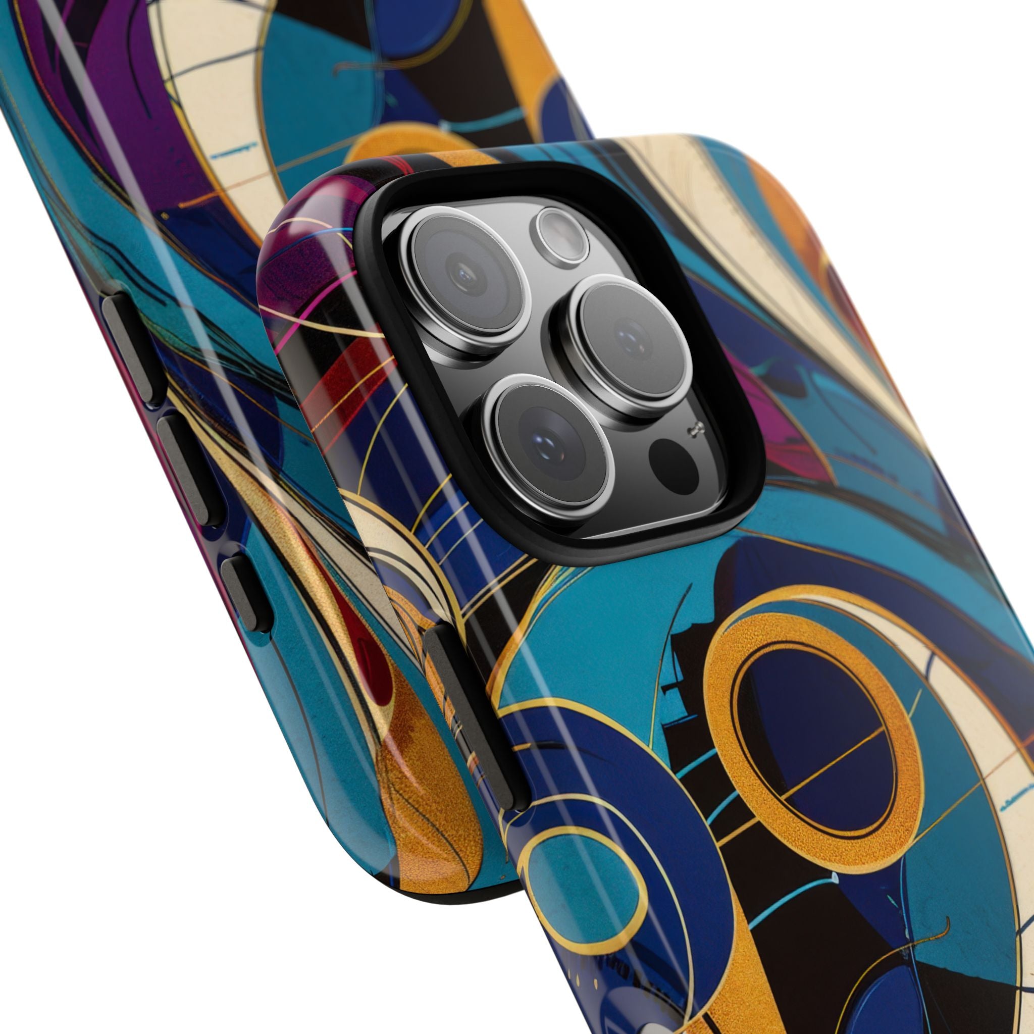 Swirling Copper Dreams iPhone 16 - Tough