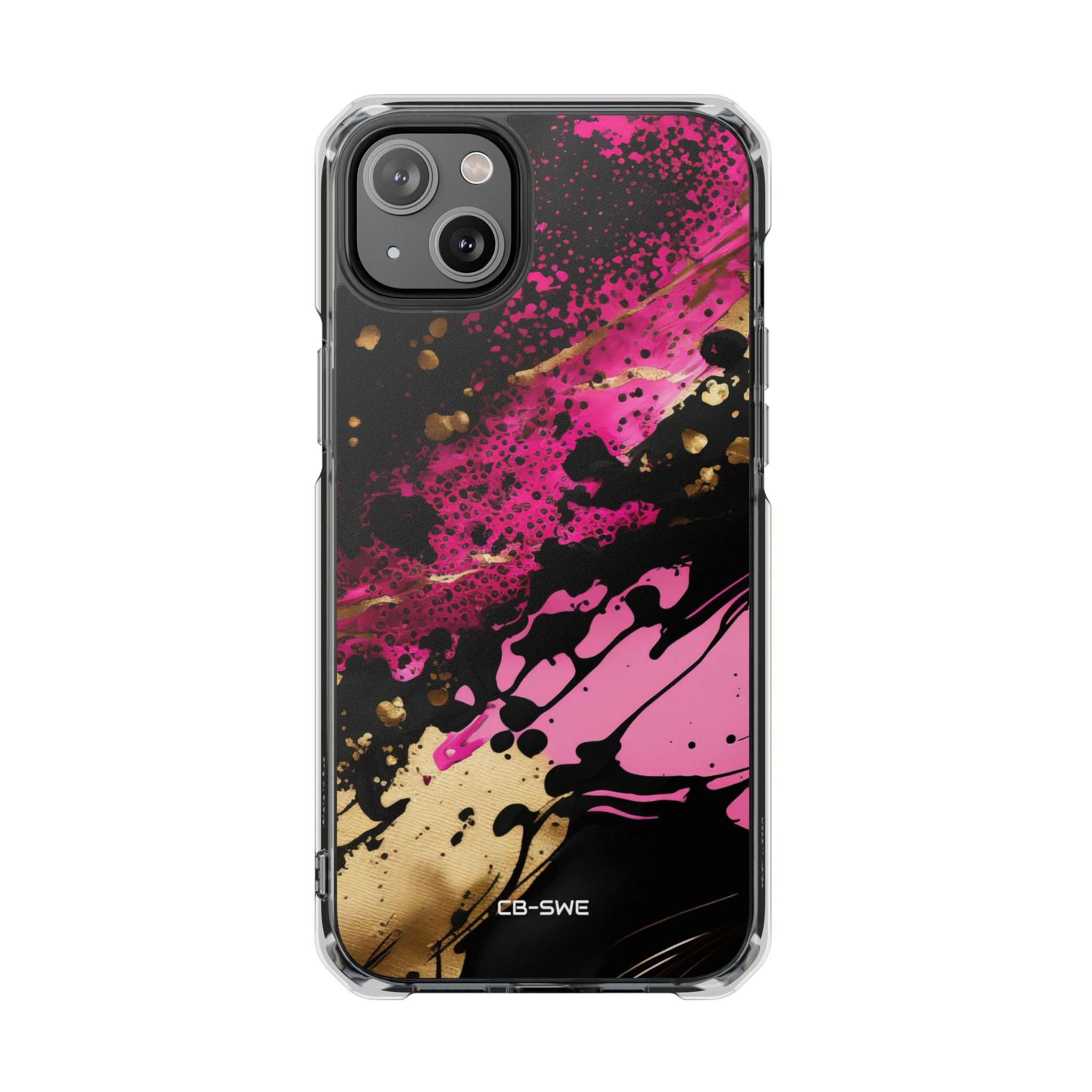 Dynamic Splatter Elegance iPhone Case - Impact