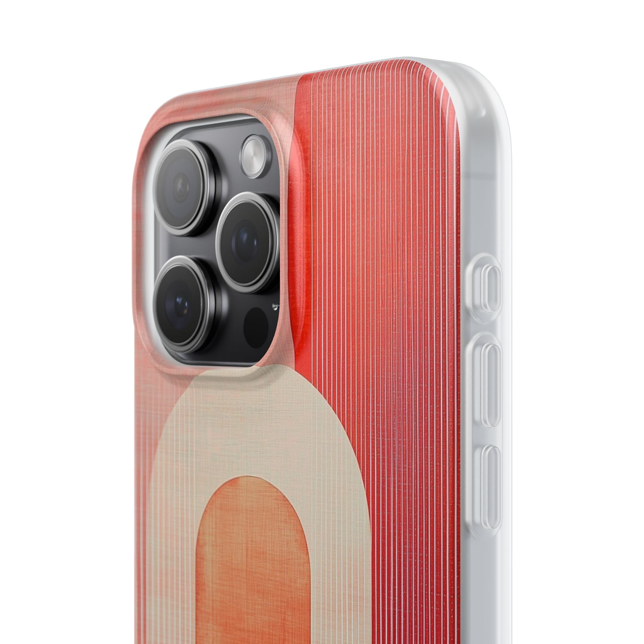 Crimson Arches iPhone 15 Pro Max Case - Soft