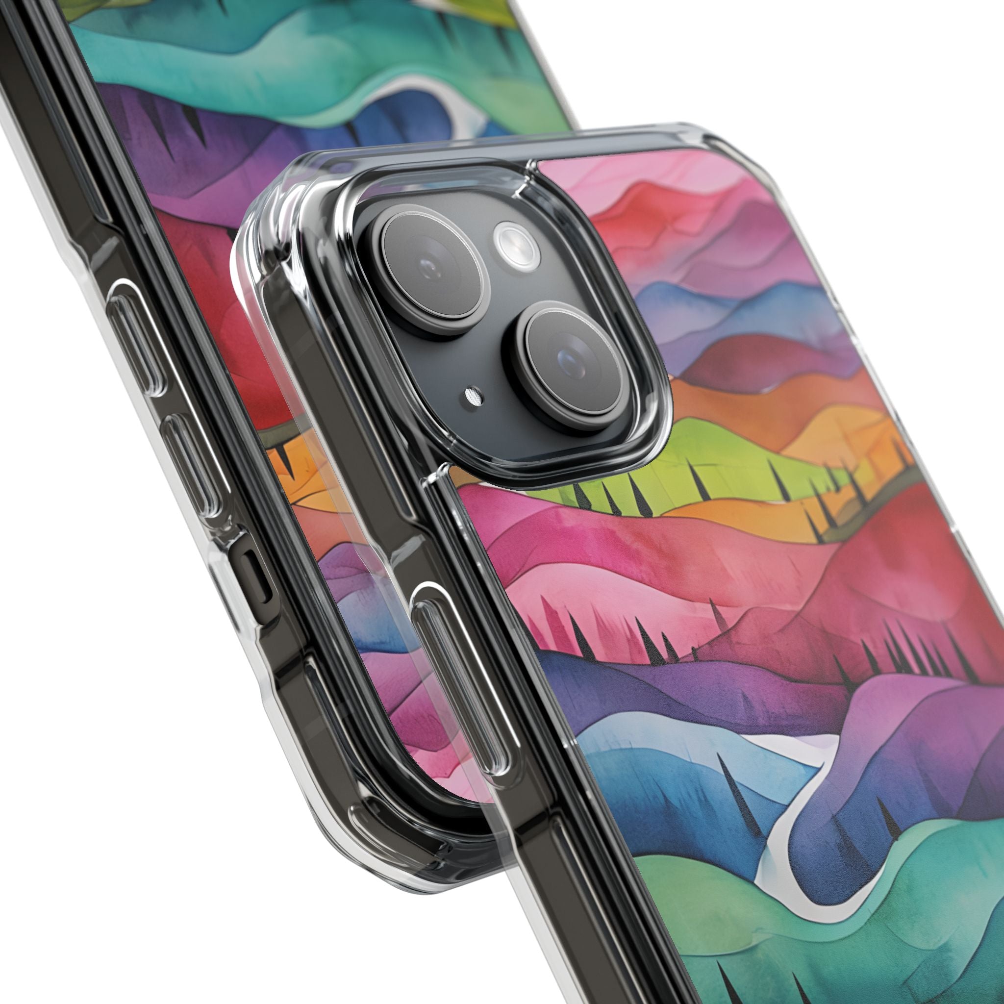 White Path Hills iPhone 15 Case - Impact