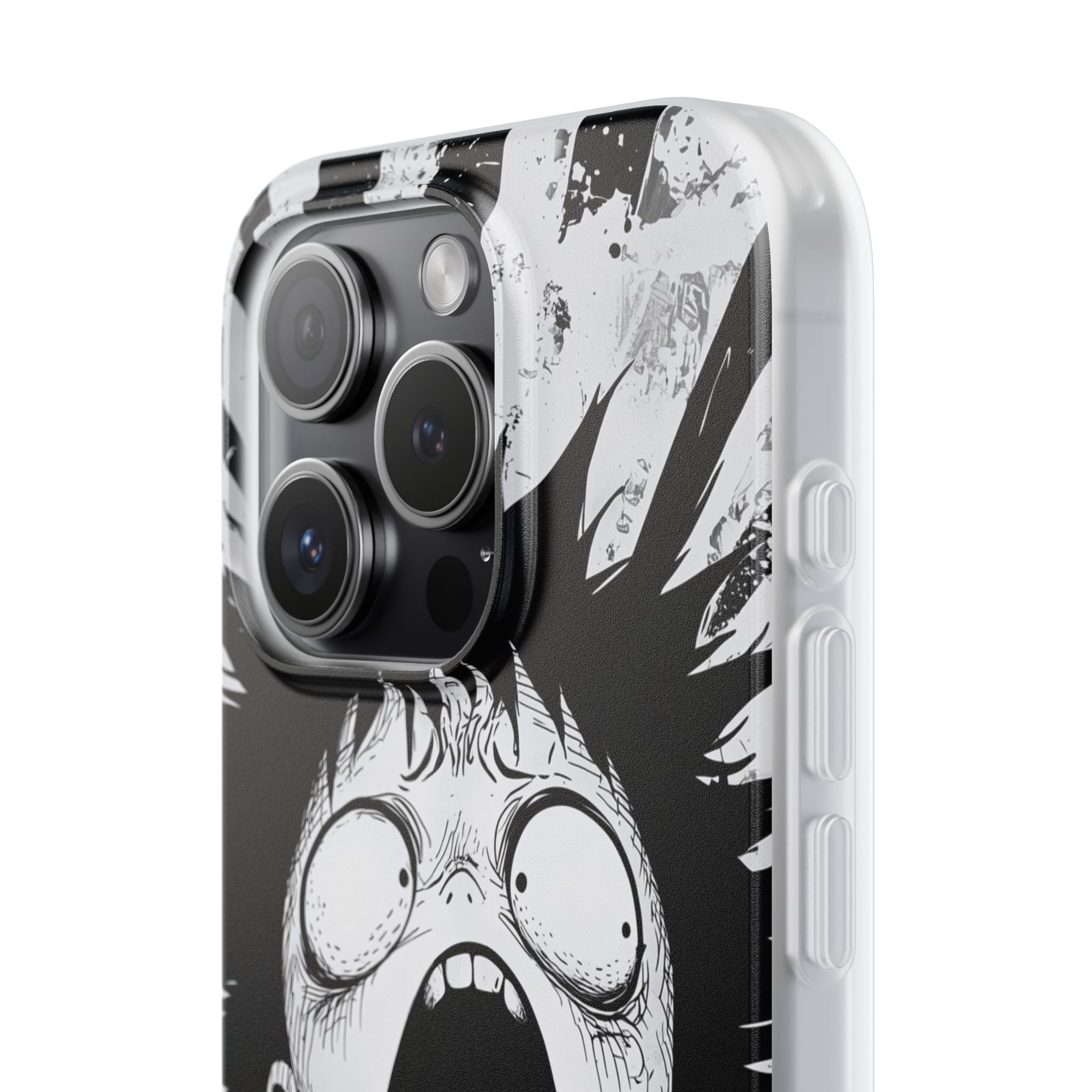 Screaming Stripes iPhone 15 Pro Case - Soft