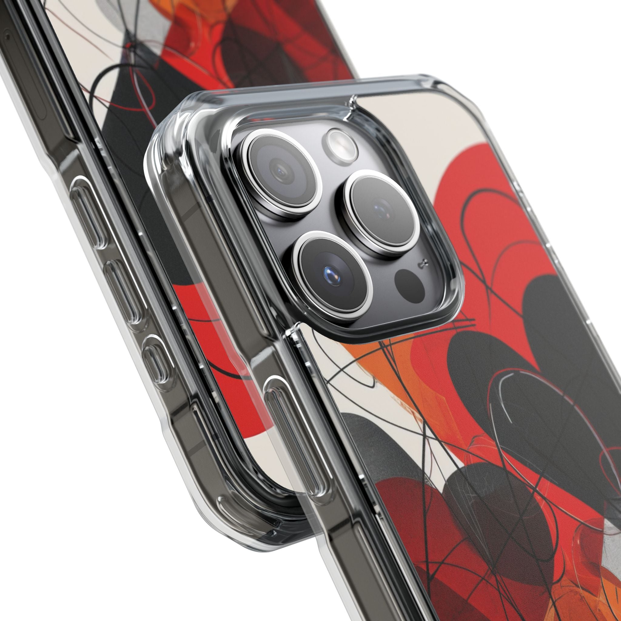 Crimson Motion Flow iPhone 15 - Impact Clear+