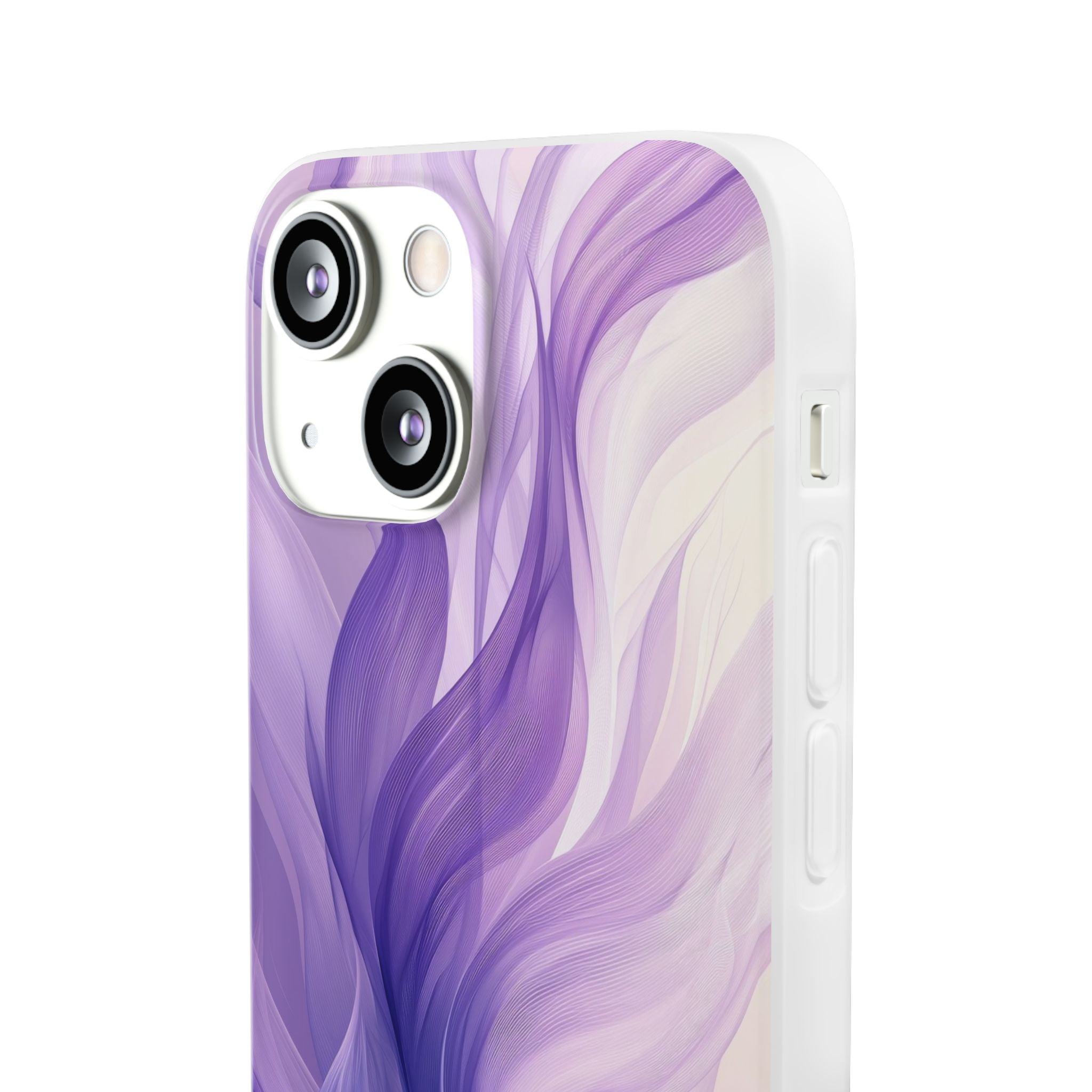 Purple Ribbon Waves iPhone 13 mini Case - Soft