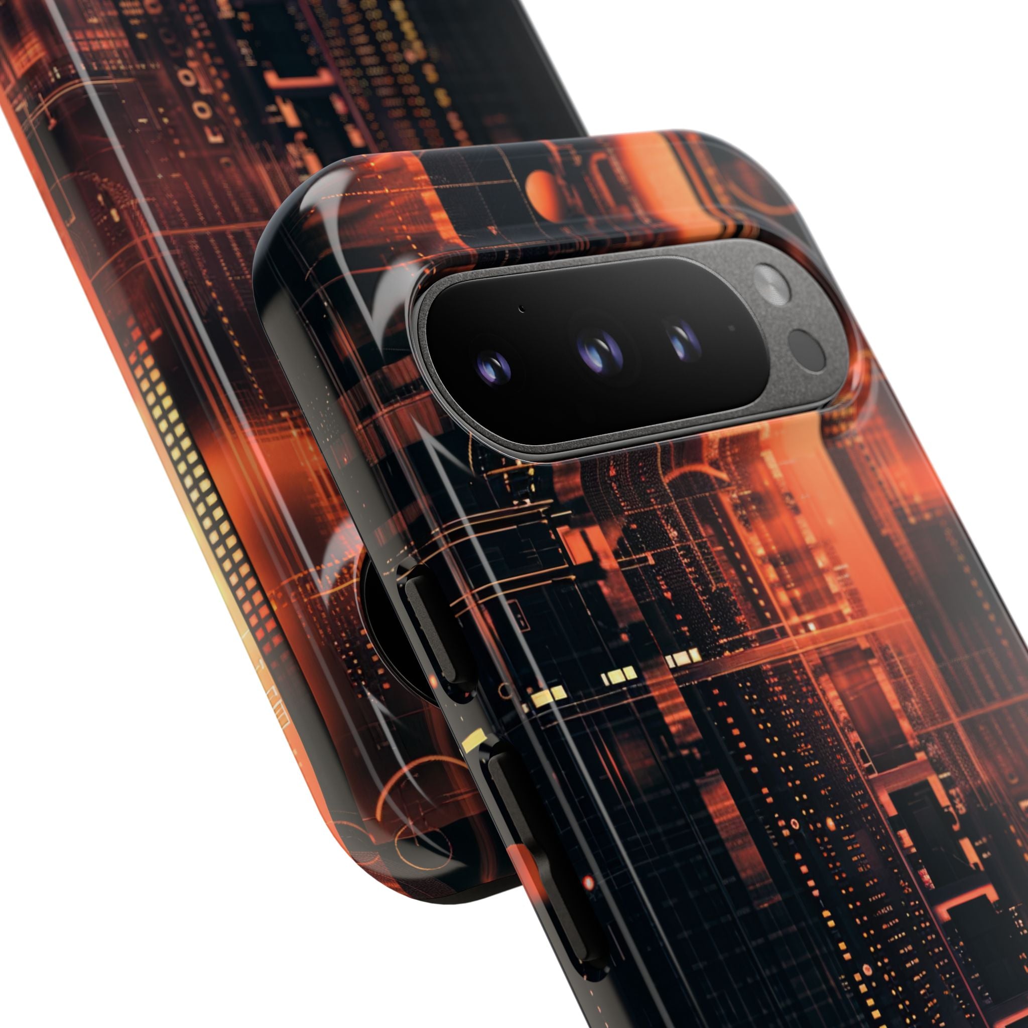 Neon Circuit Dreams Google Pixel 9 - Tough