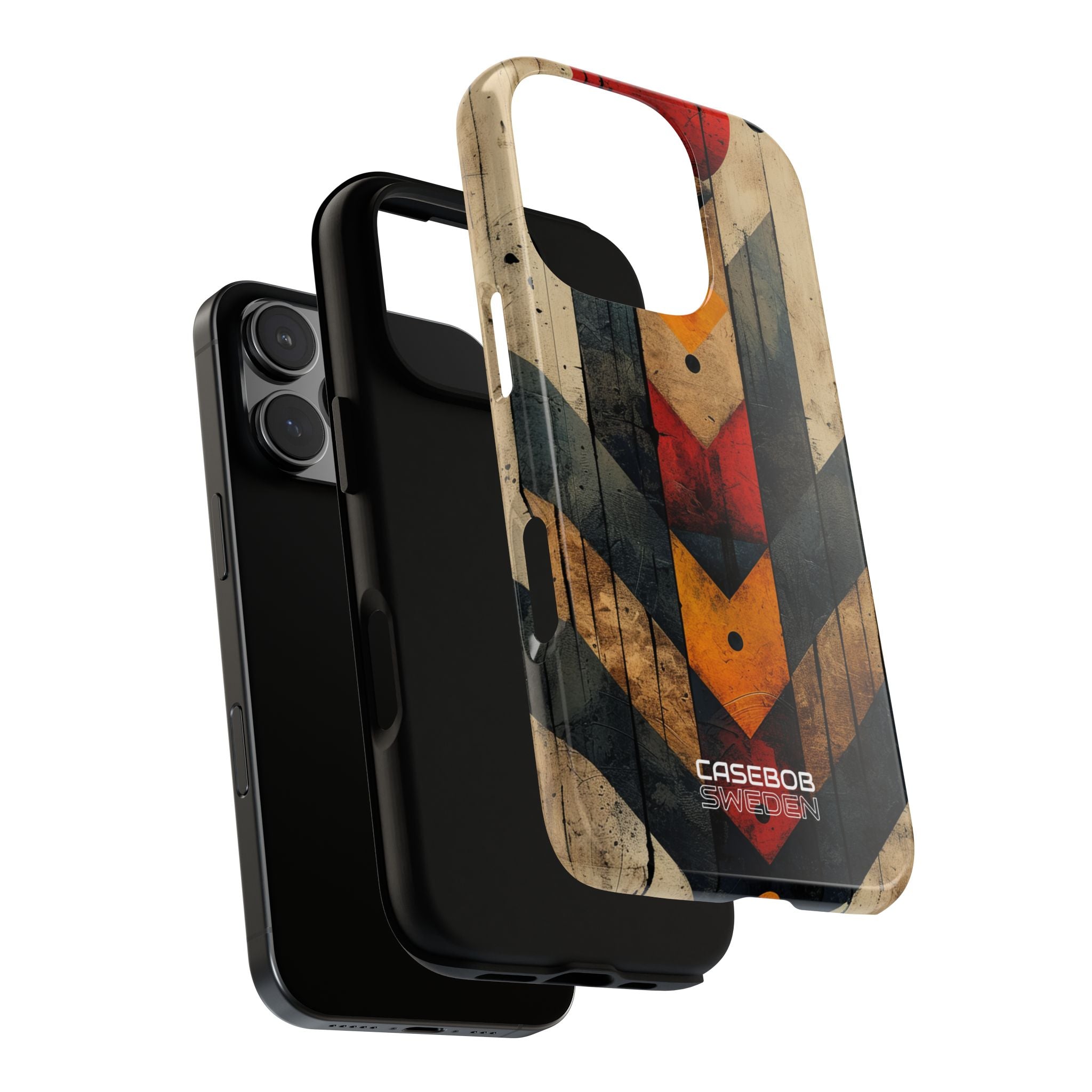 Geometric Fire Rise iPhone 16 - Tough
