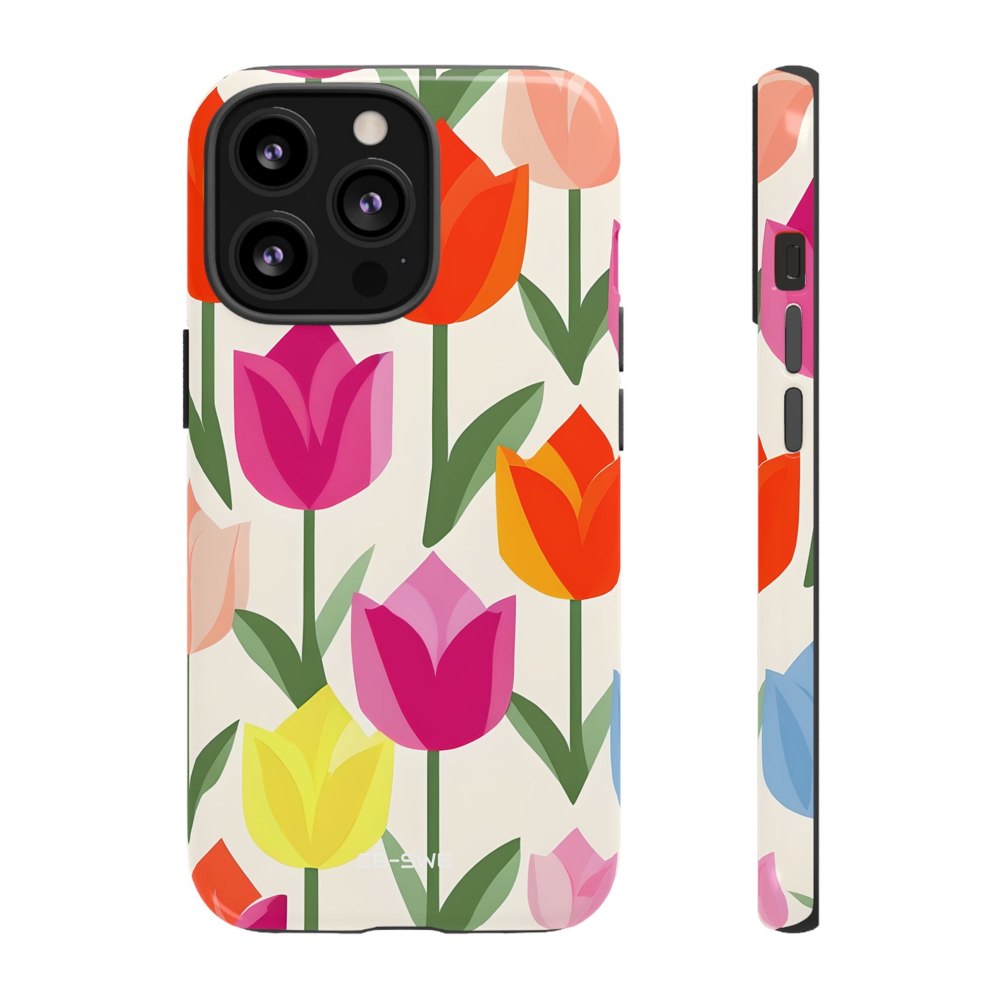 Vibrant Tulip Array - iPhone Case