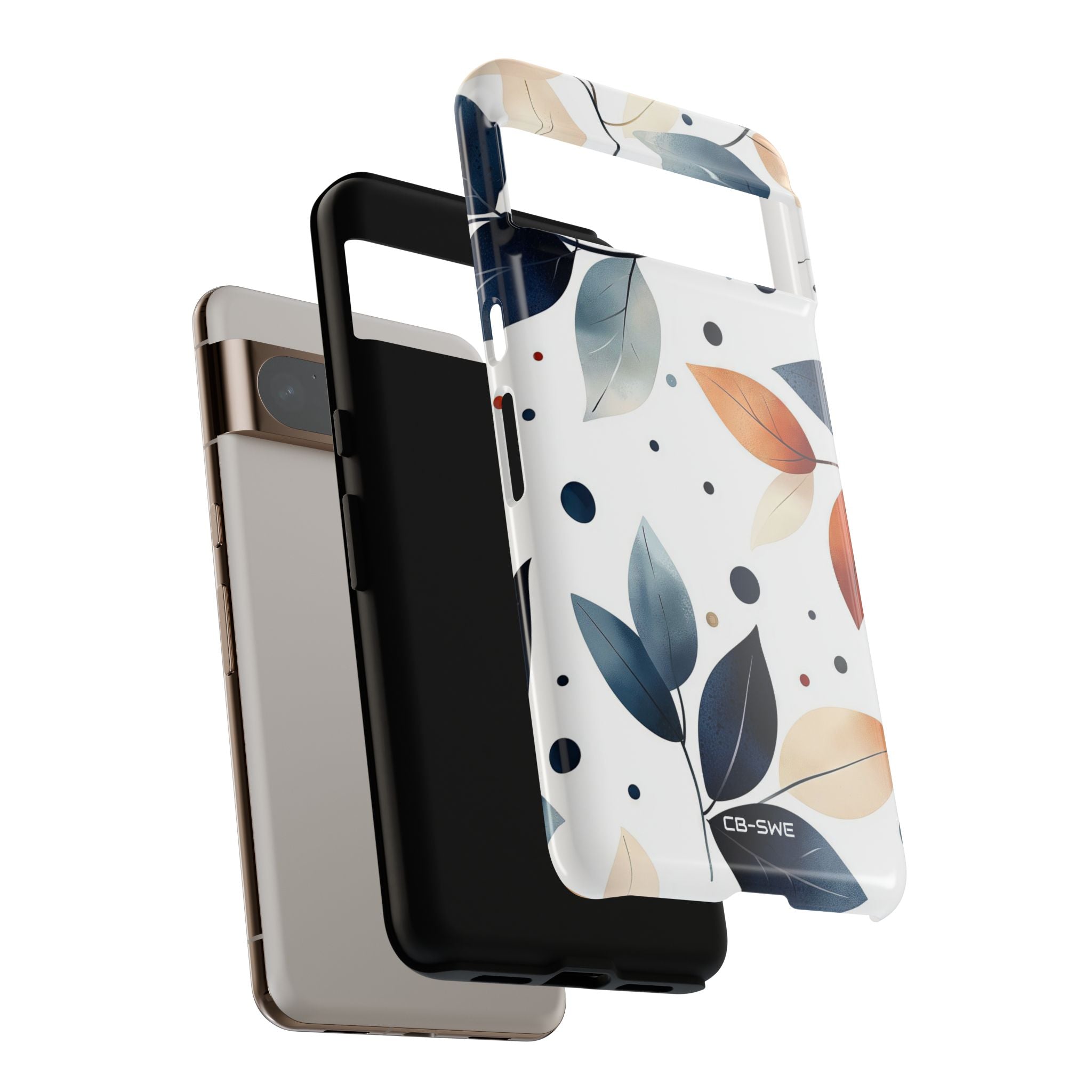 Leaves And Circles - Google Pixel Case