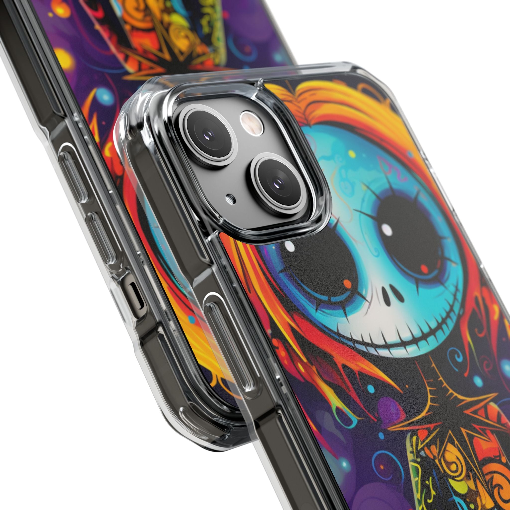 Skeletal Figure Laughs iPhone Case - Impact