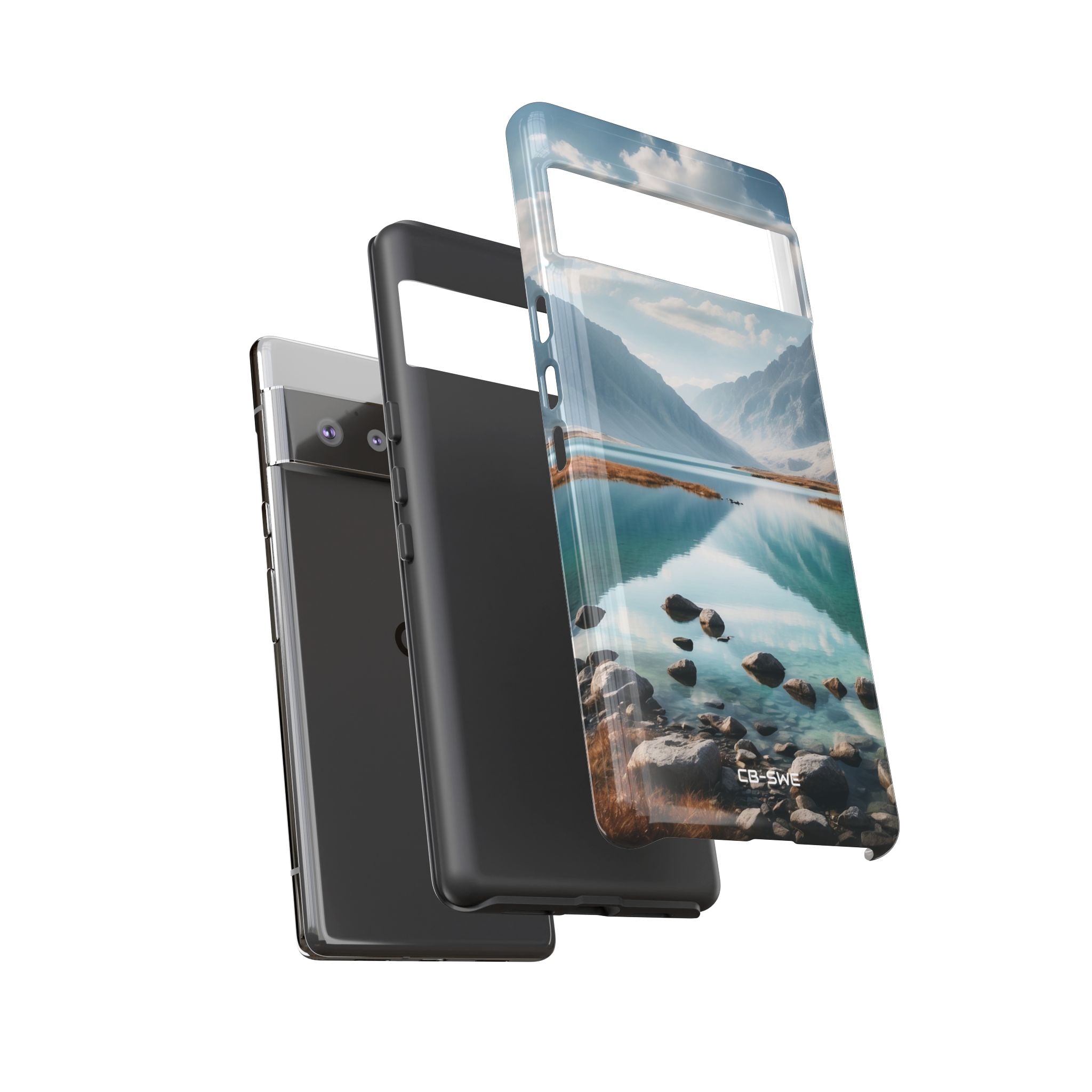 Mountain Reflections Swim - Google Pixel Case