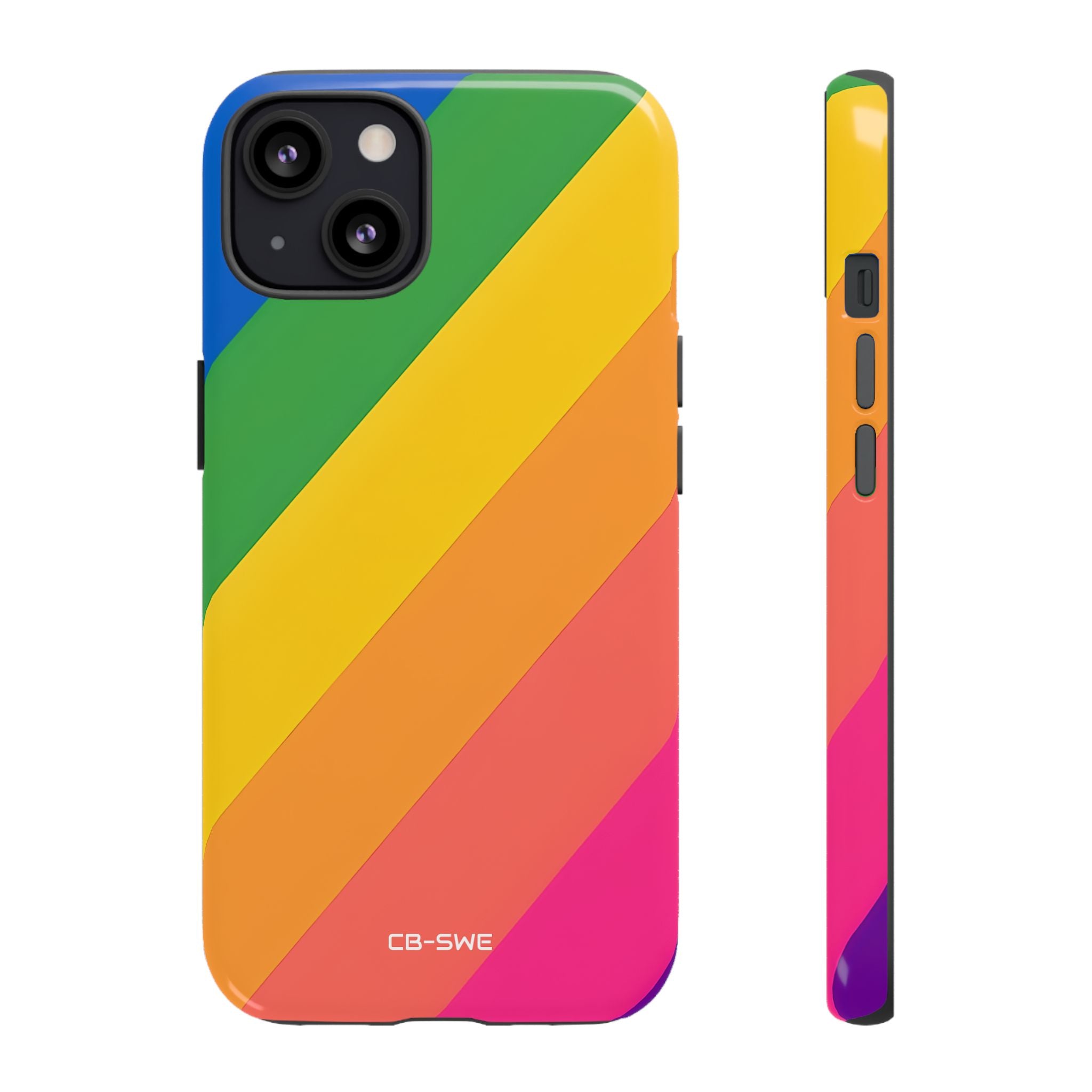 Vibrant Geometric Spectrum - iPhone Case
